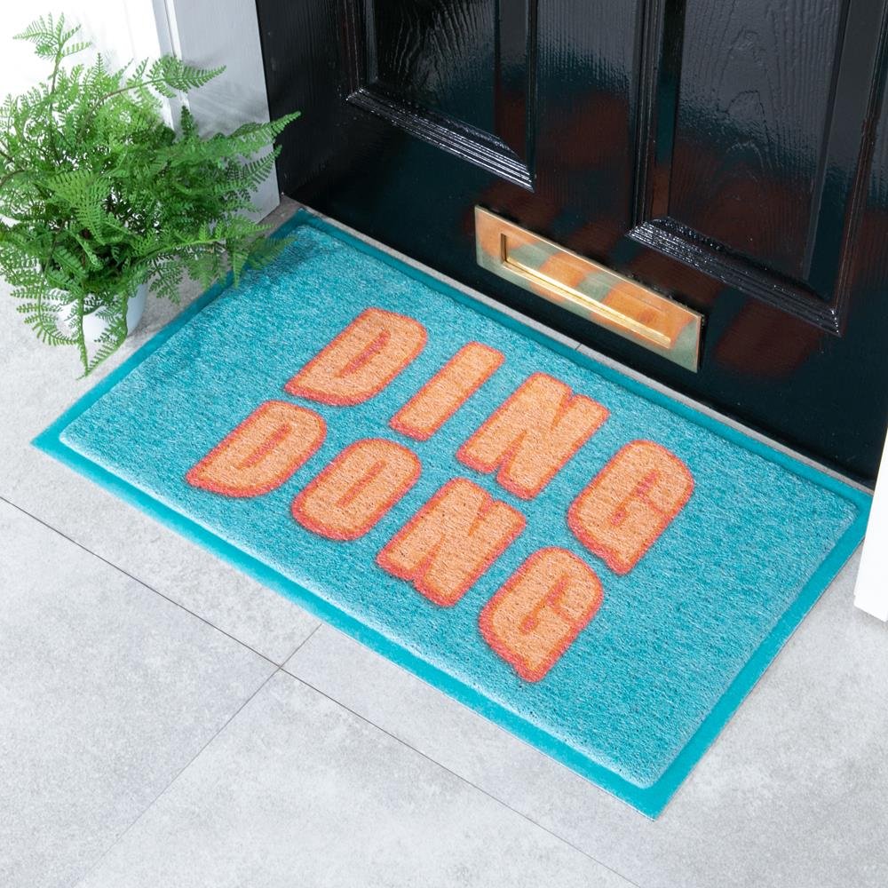 Blue Ding Dong Doormat