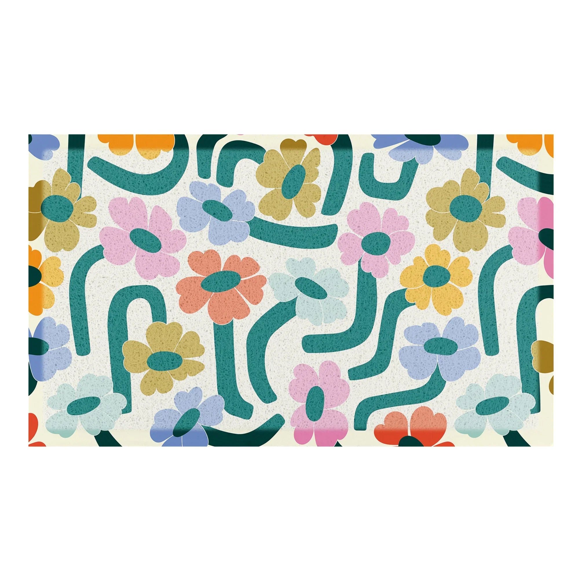 Elizabeth Olwen Chunky Floral Indoor/Outdoor Doormat
