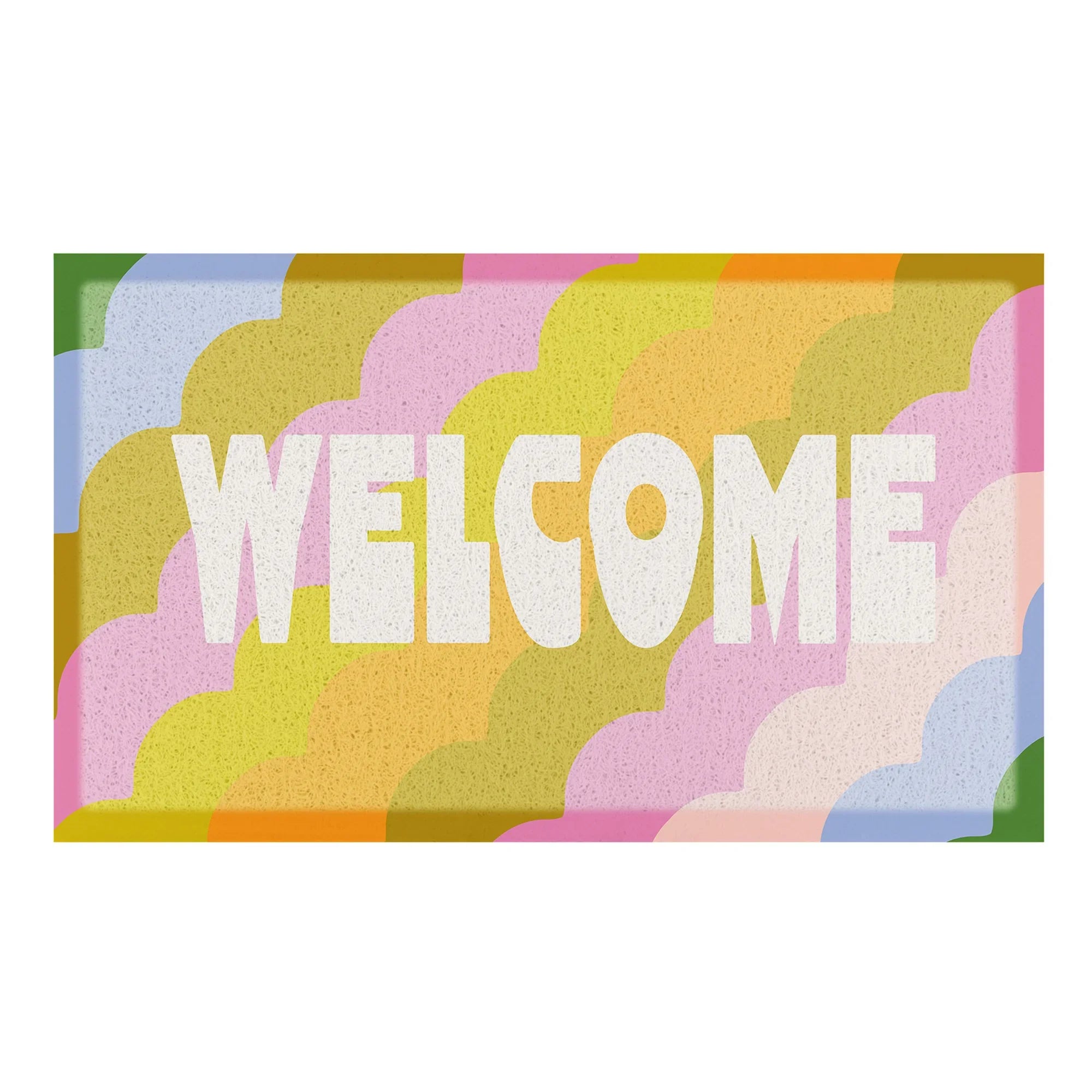 Elizabeth Olwen Retro Welcome Indoor/Outdoor Doormat