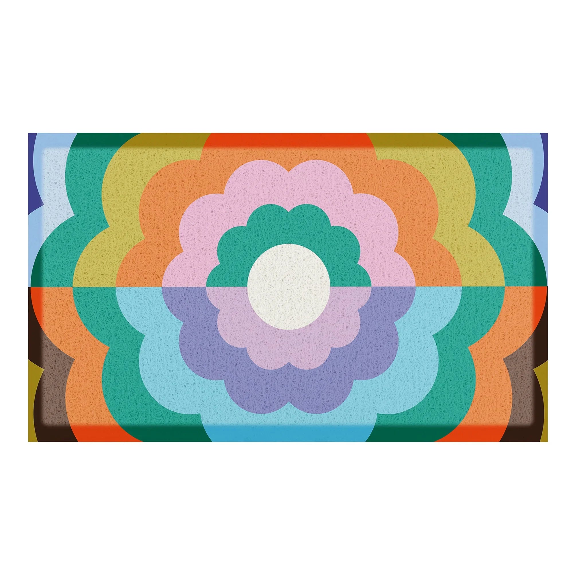 Elizabeth Olwen Petal Close Up Indoor/Outdoor Doormat