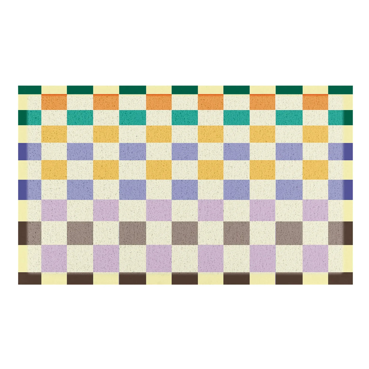 Elizabeth Olwen Check Fade Indoor/Outdoor Doormat
