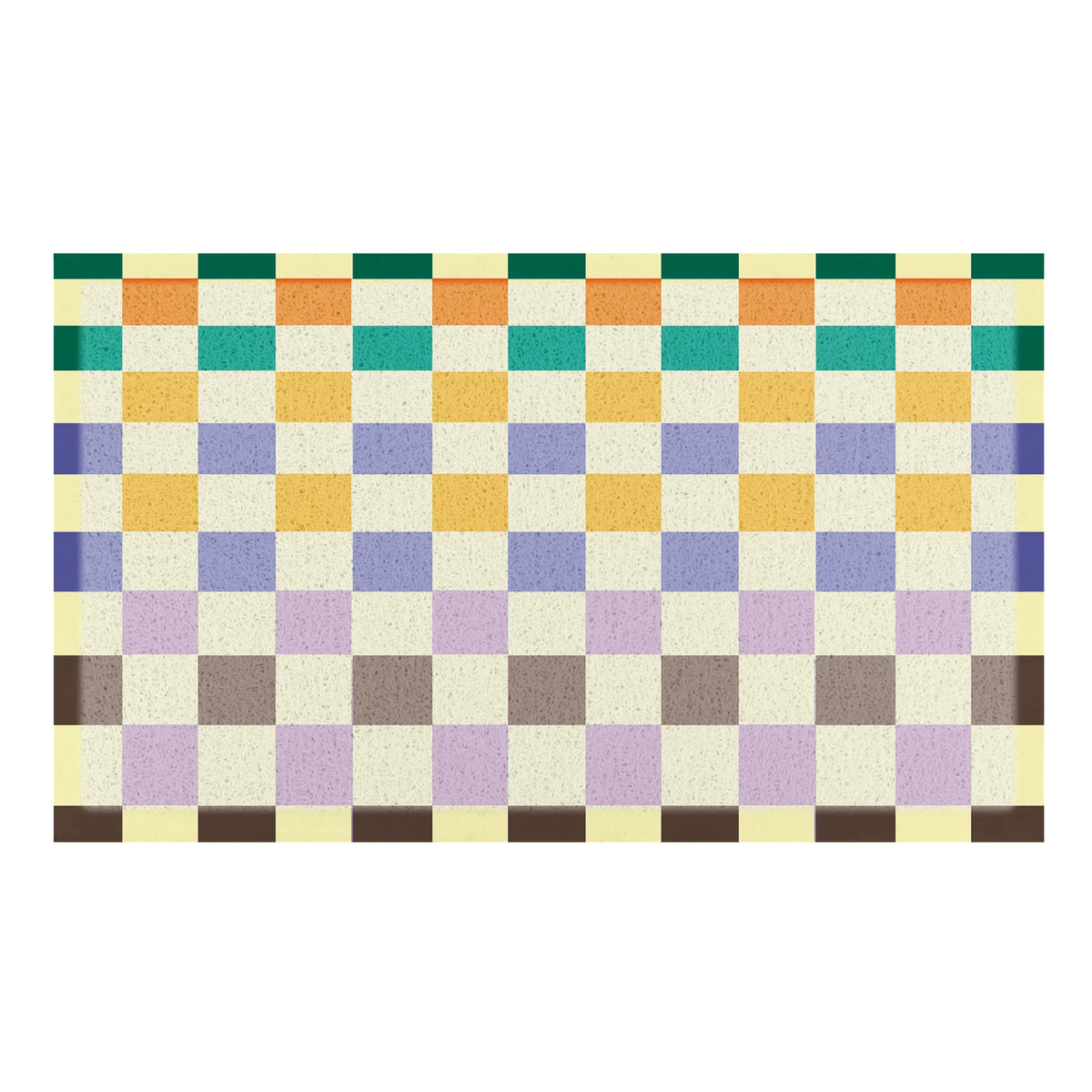 Elizabeth Olwen Check Fade Indoor/Outdoor Doormat (70x40cm)