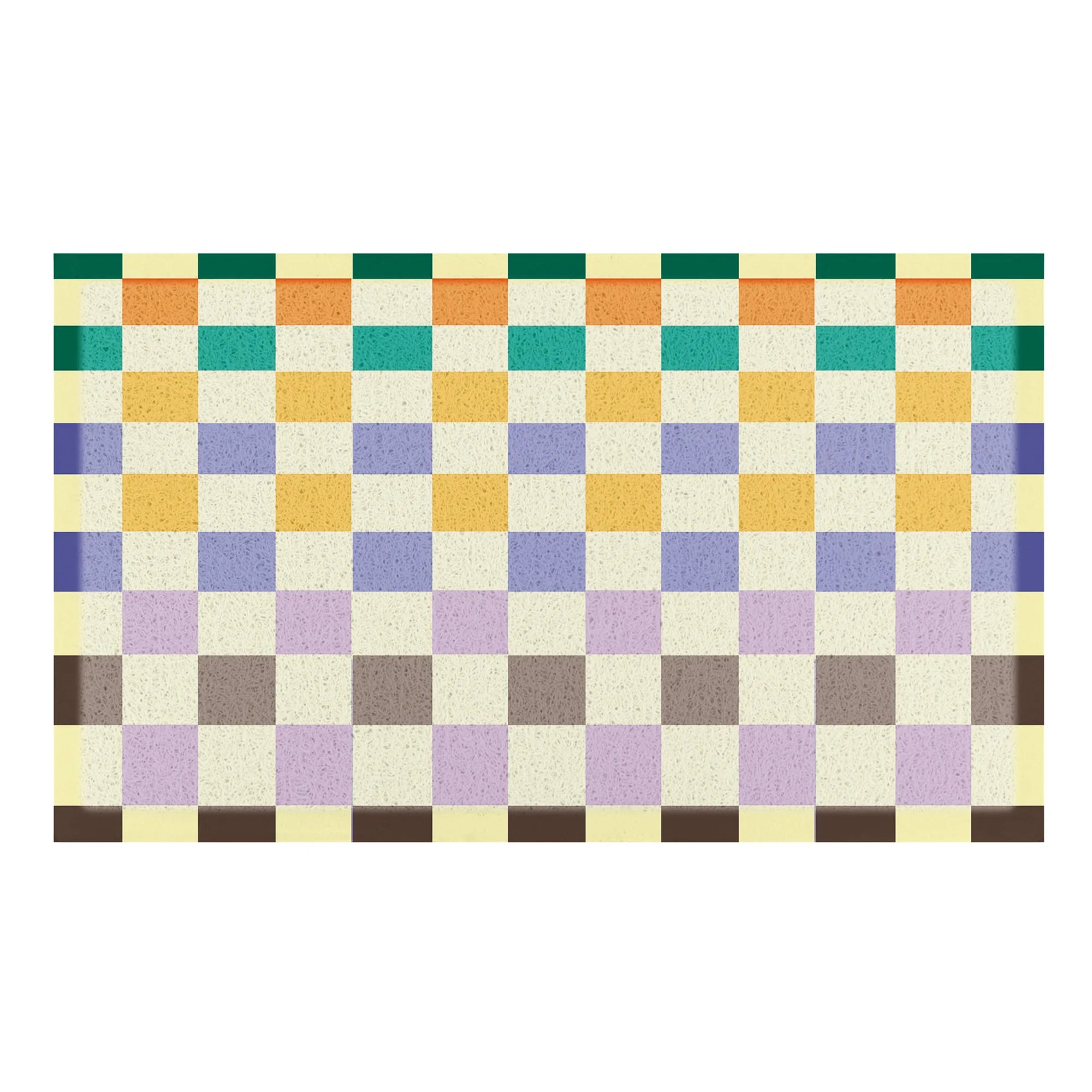 Elizabeth Olwen Check Fade Indoor/Outdoor Doormat (70x40cm)
