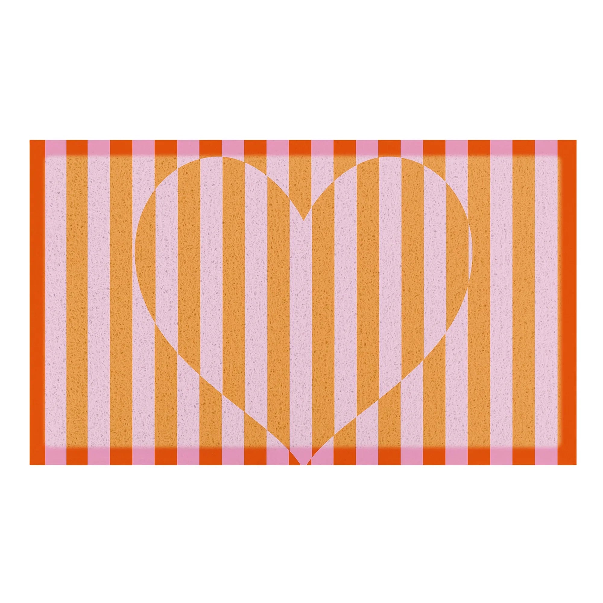 Elizabeth Olwen Heart Stripe Indoor/Outdoor Doormat