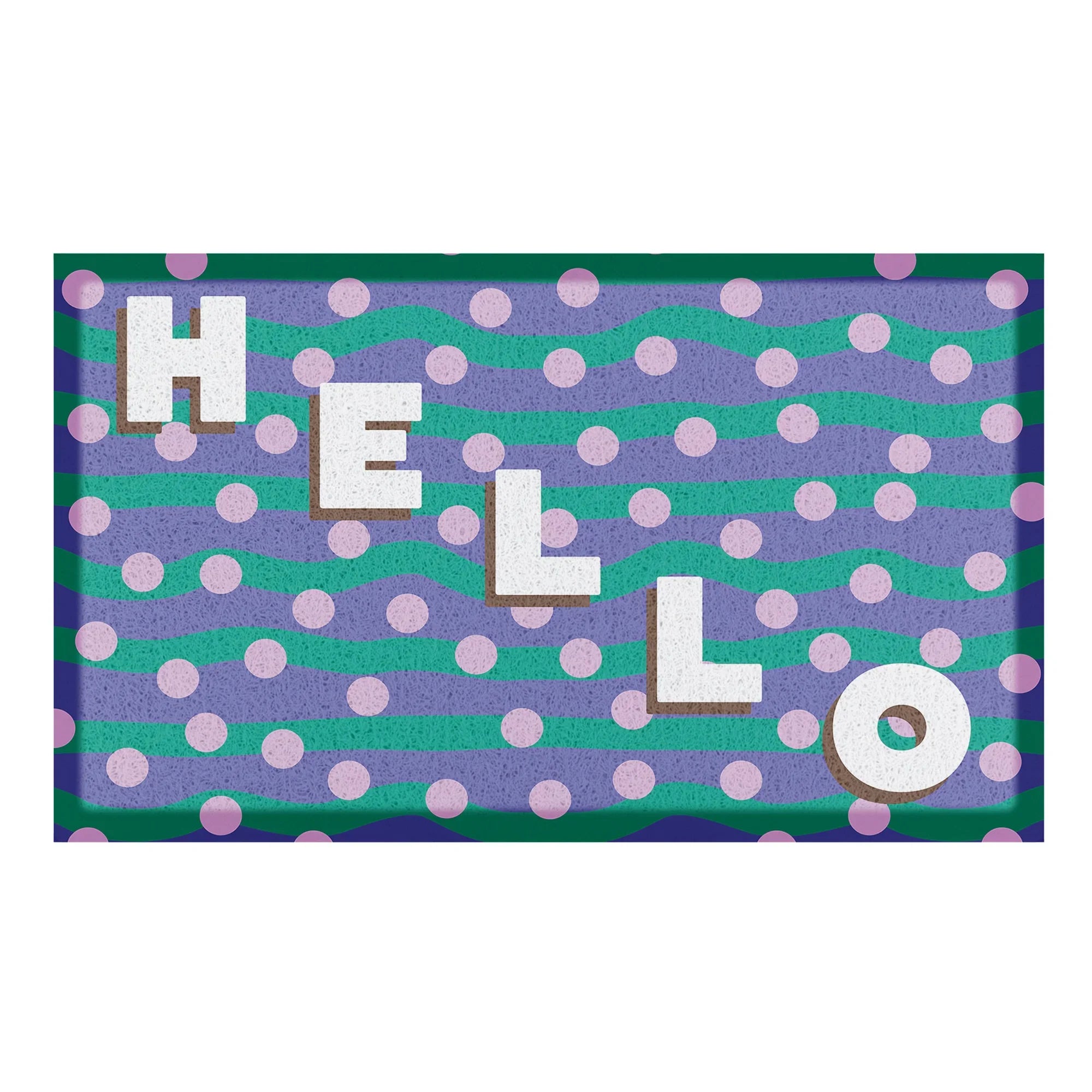 Elizabeth Olwen Hello Dots Indoor/Outdoor Doormat
