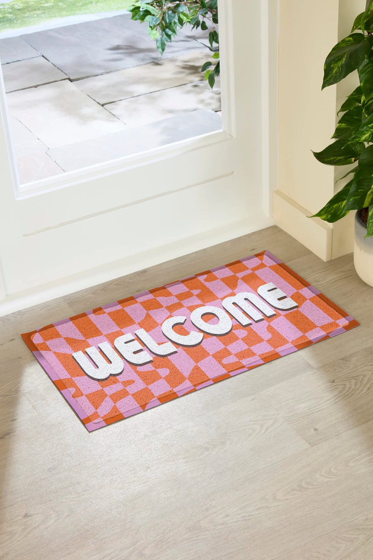 Elizabeth Olwen Welcome Wavey Indoor/Outdoor Doormat (70x40cm)