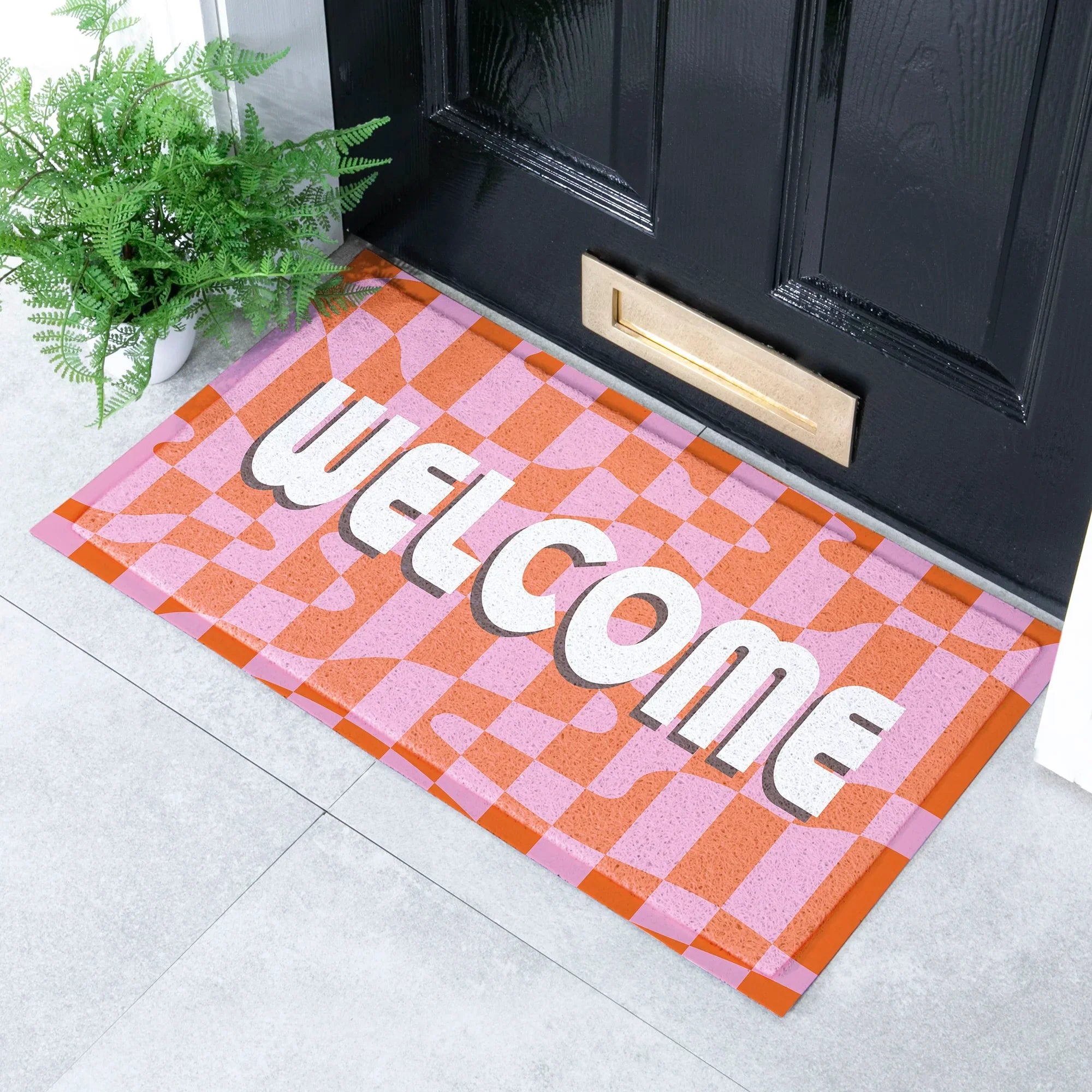 Elizabeth Olwen Welcome Wavey Indoor/Outdoor Doormat