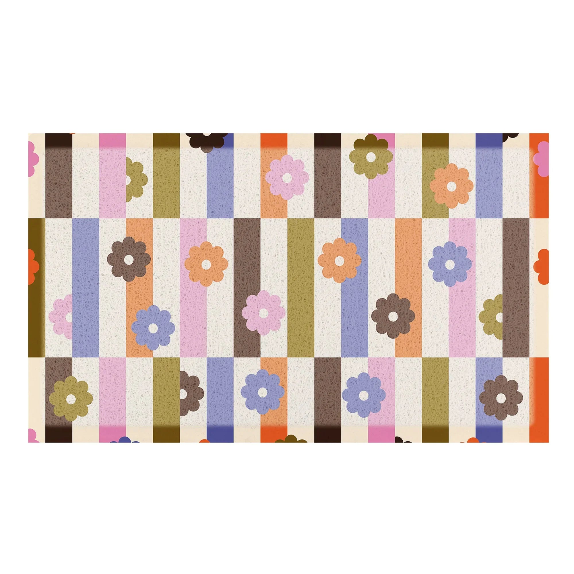 Elizabeth Olwen Petal Stripes Indoor/Outdoor Doormat