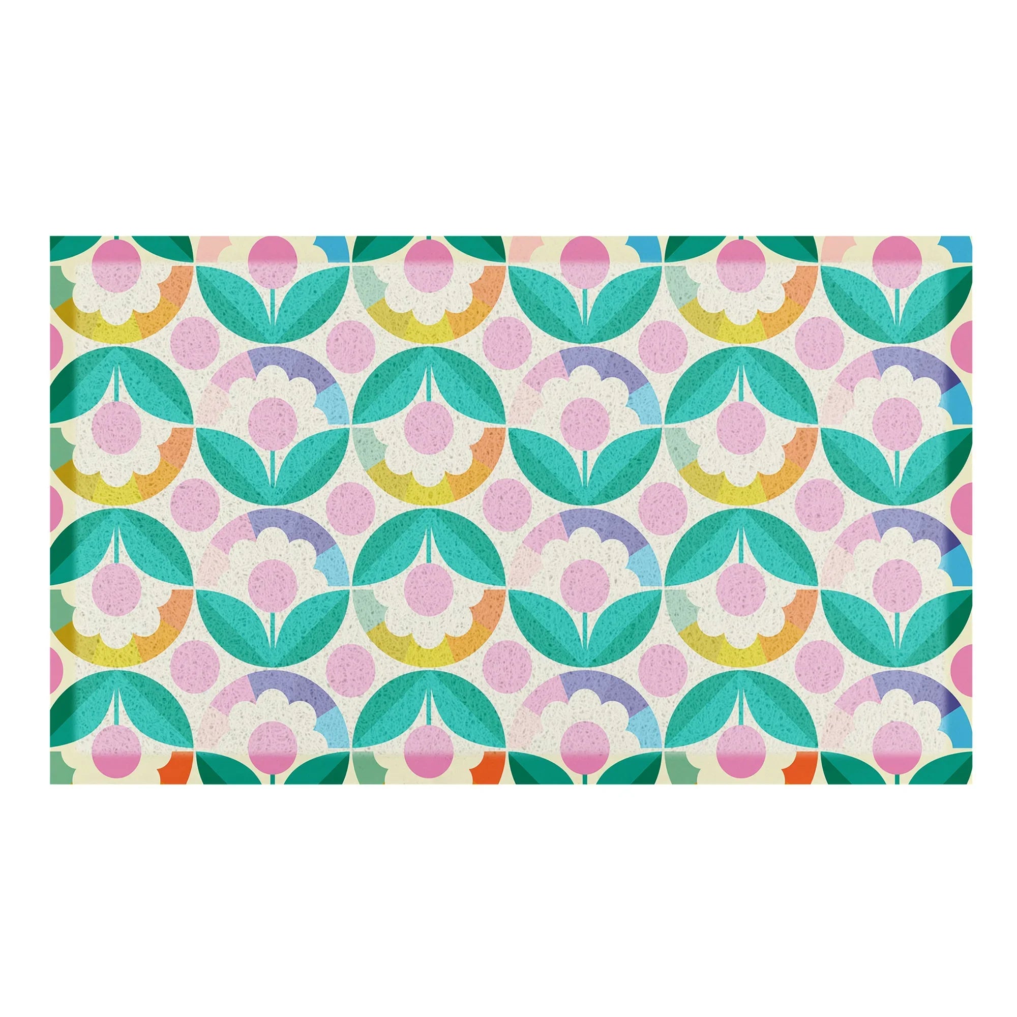 Elizabeth Olwen Petal Pink Dots Indoor/Outdoor Doormat