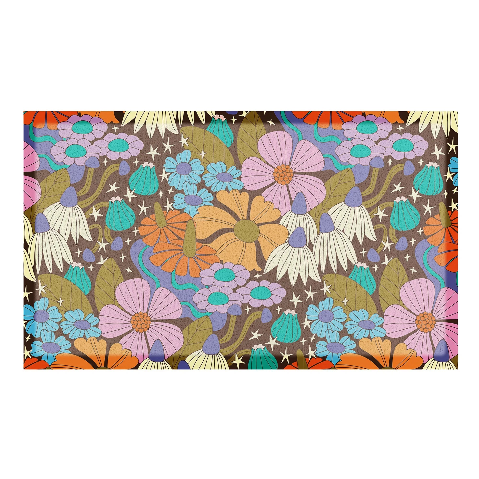 Elizabeth Olwen Magic Florals Indoor/Outdoor Doormat