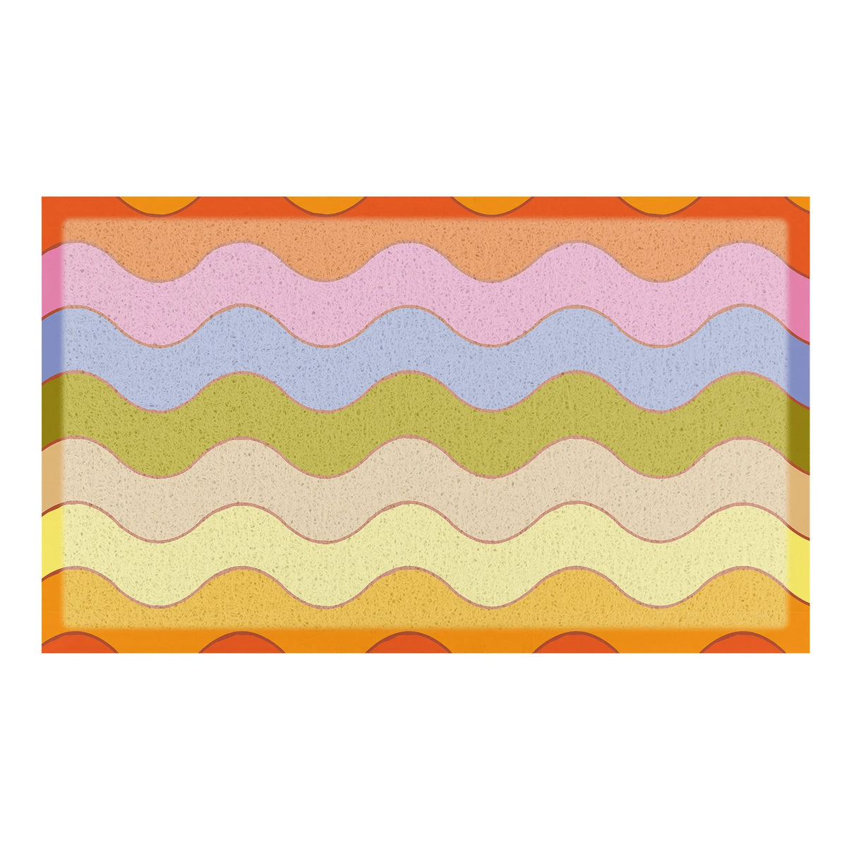 Elizabeth Olwen Wavey Lines Indoor/Outdoor Doormat