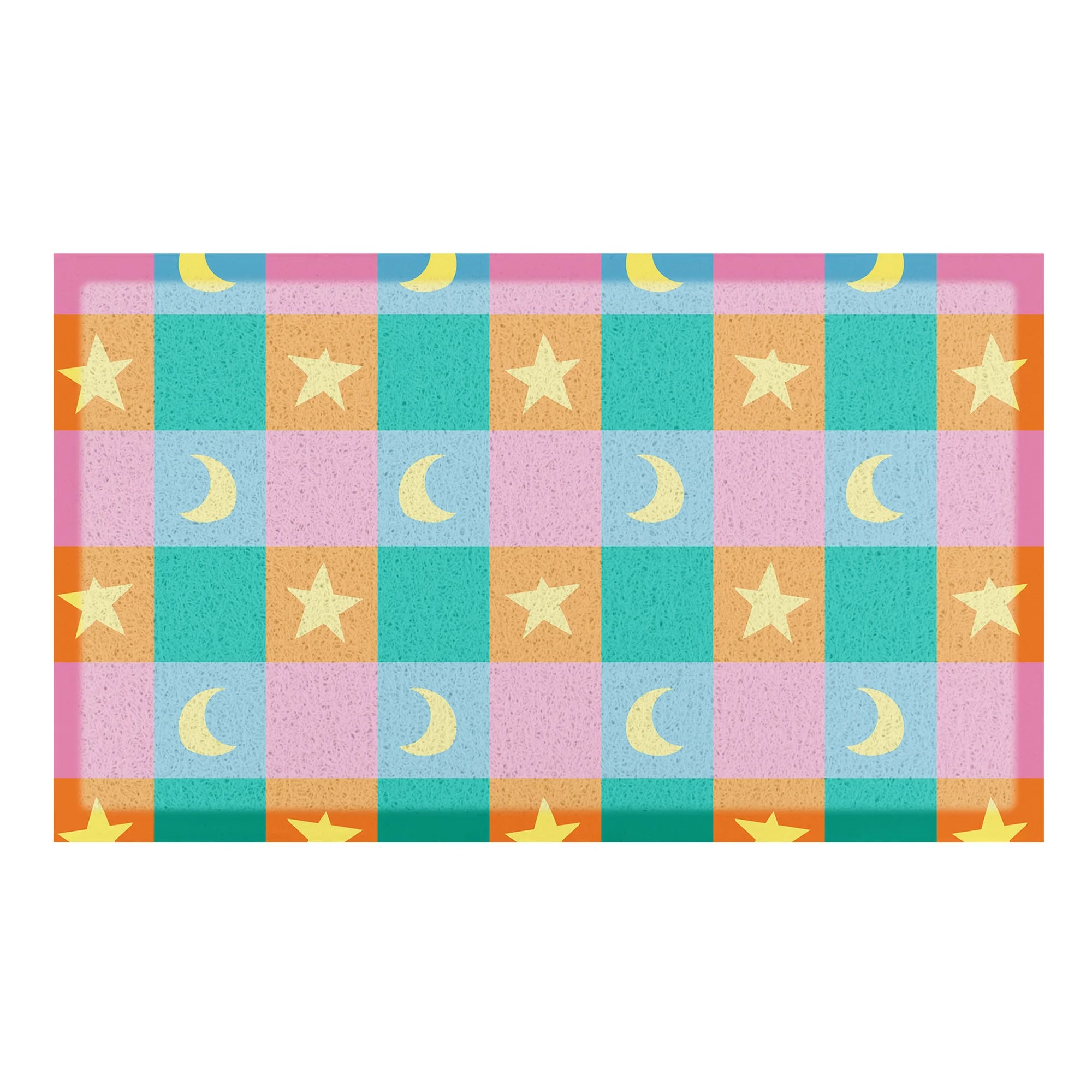 Elizabeth Olwen Crescent and Stars Indoor/Outdoor Doormat (70x40cm)