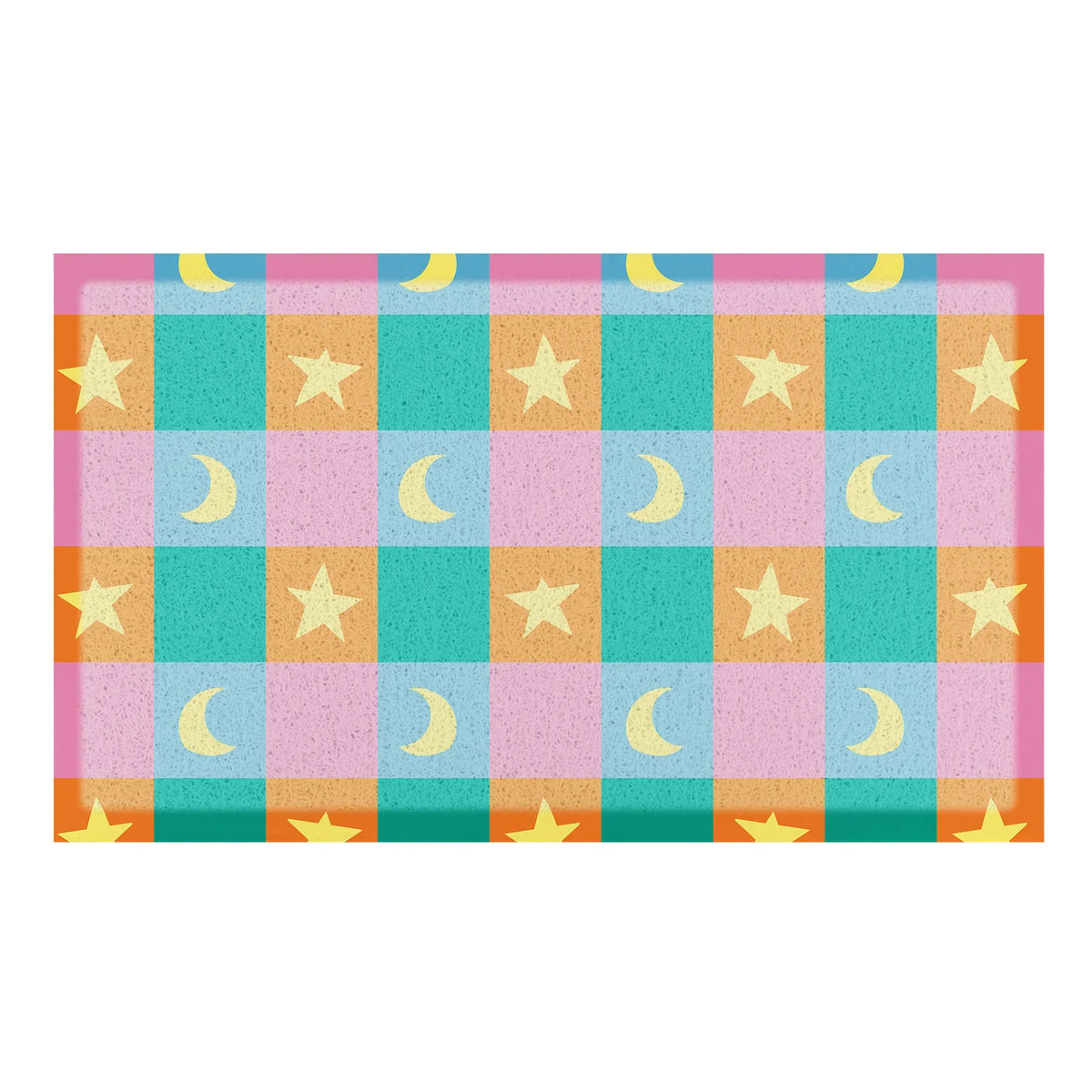 Elizabeth Olwen Crescent and Stars Indoor/Outdoor Doormat