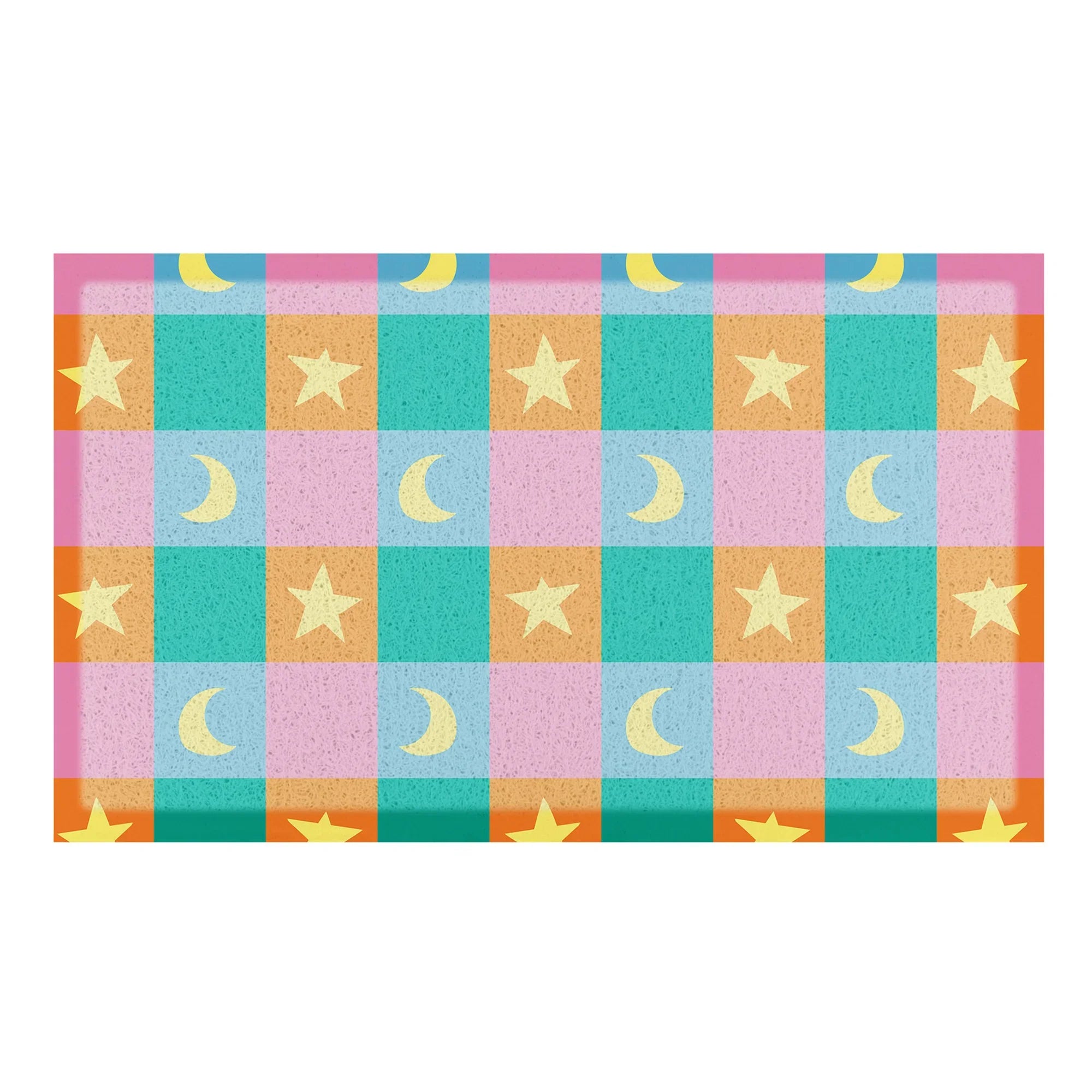 Elizabeth Olwen Crescent and Stars Indoor/Outdoor Doormat