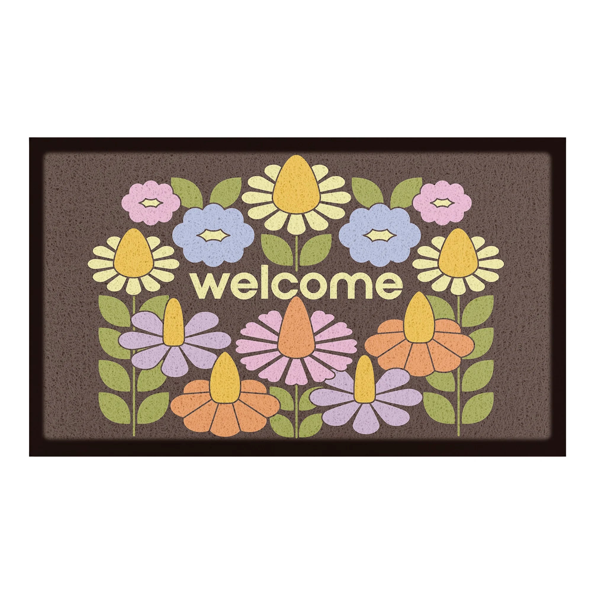 Elizabeth Olwen Welcome Floral Indoor/Outdoor Doormat (70x40cm)