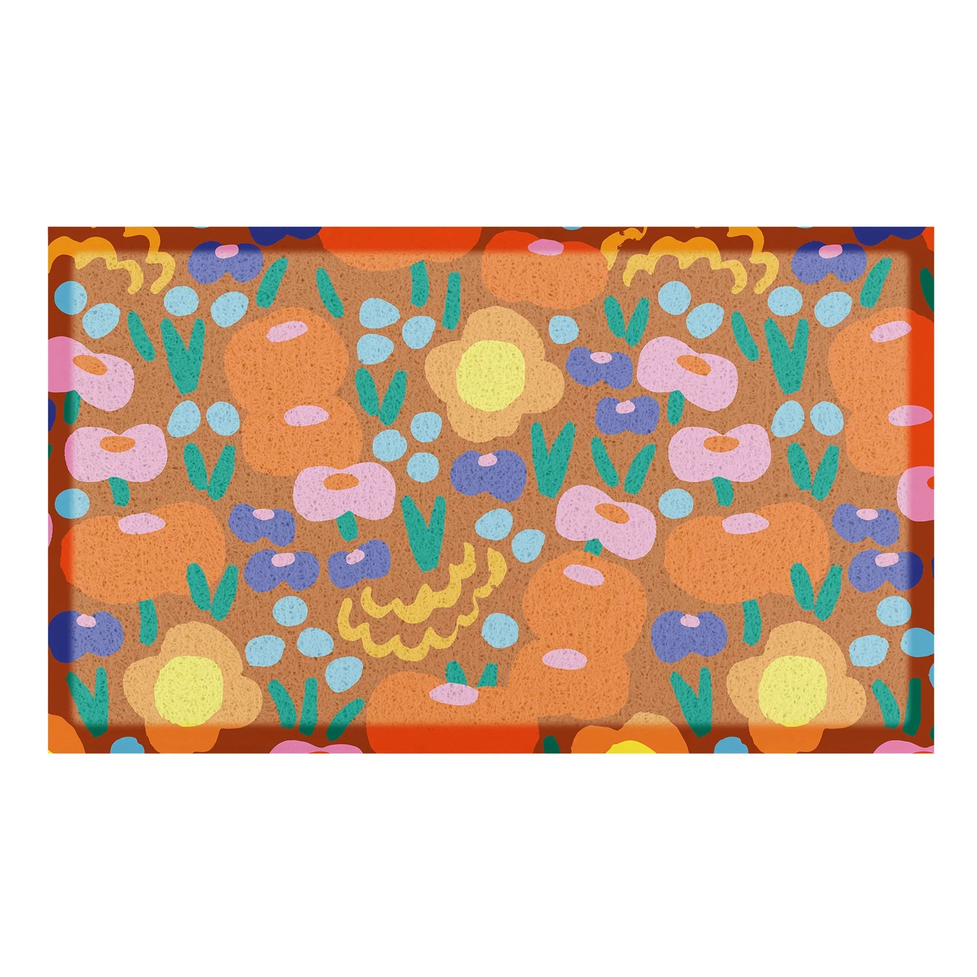 Elizabeth Olwen Red Floral Indoor/Outdoor Doormat