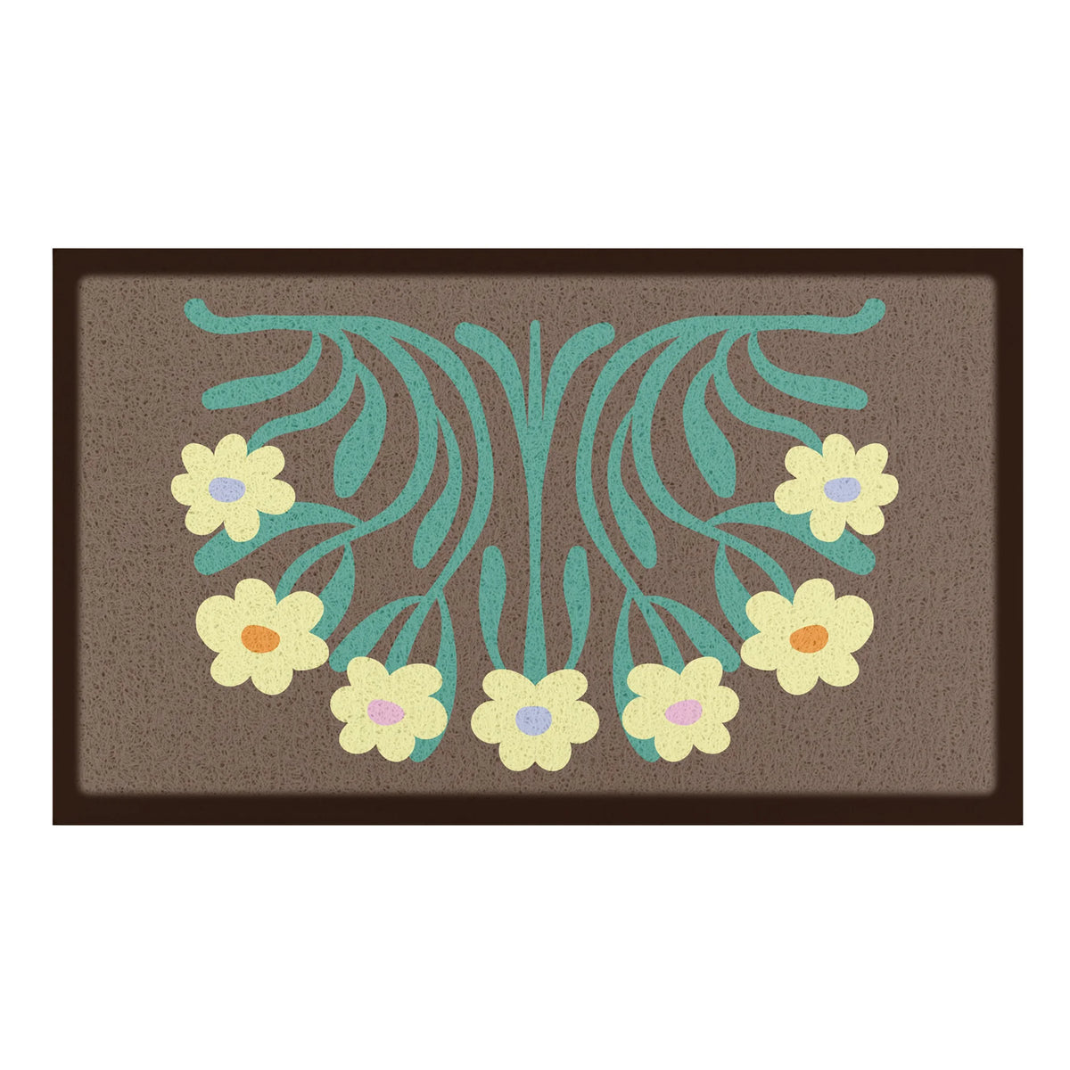 Elizabeth Olwen Yellow Flowers Indoor/Outdoor Doormat (70x40cm)
