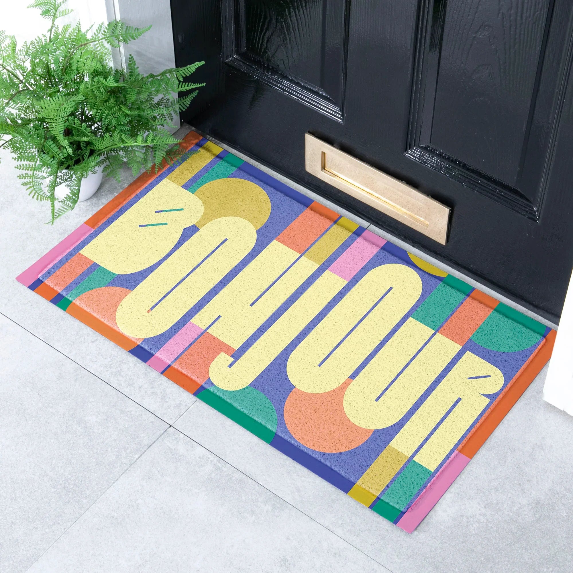 Elizabeth Olwen Bonjour Indoor/Outdoor Doormat