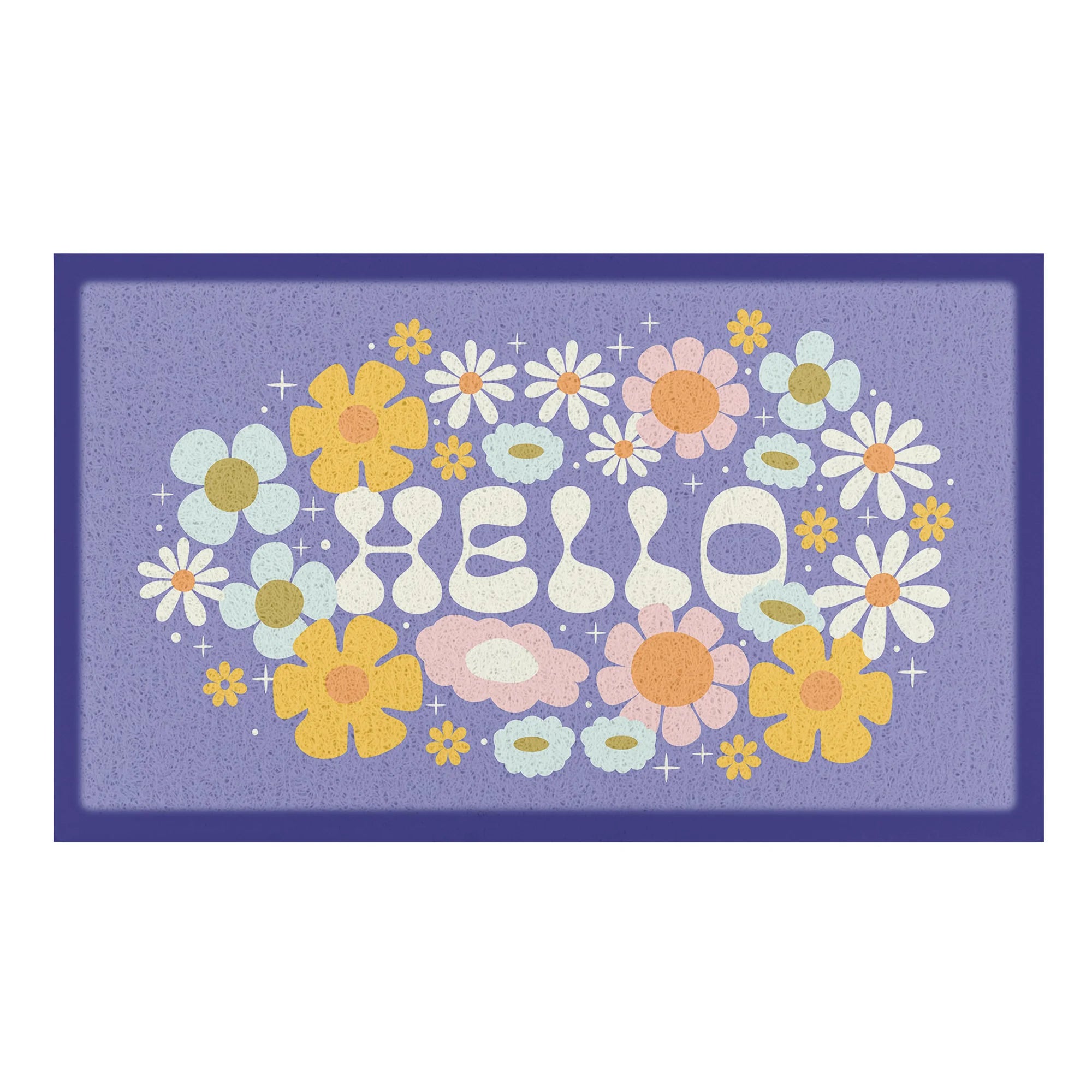 Elizabeth Olwen Hello Floral Indoor/Outdoor Doormat (70x40cm)