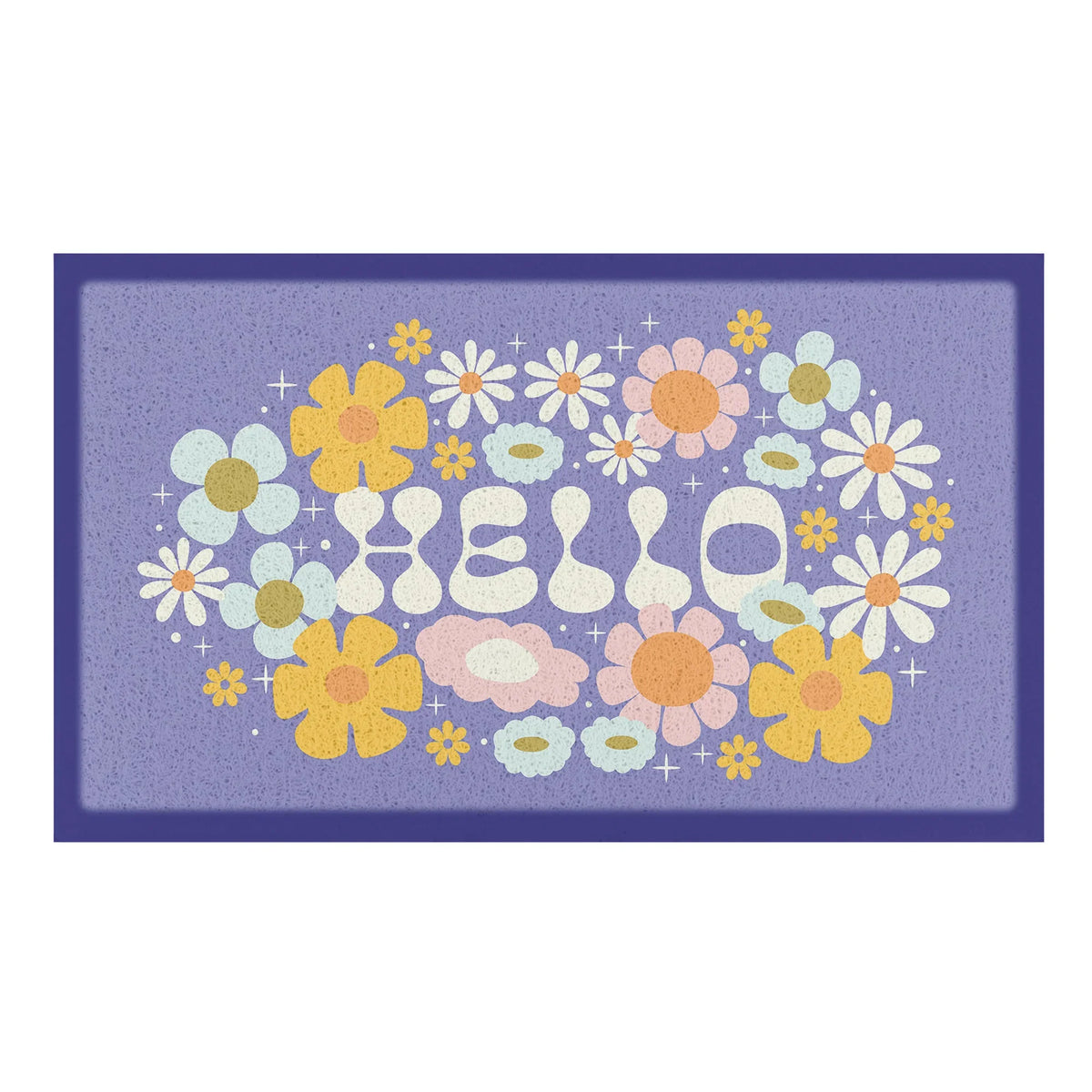 Elizabeth Olwen Hello Floral Indoor/Outdoor Doormat