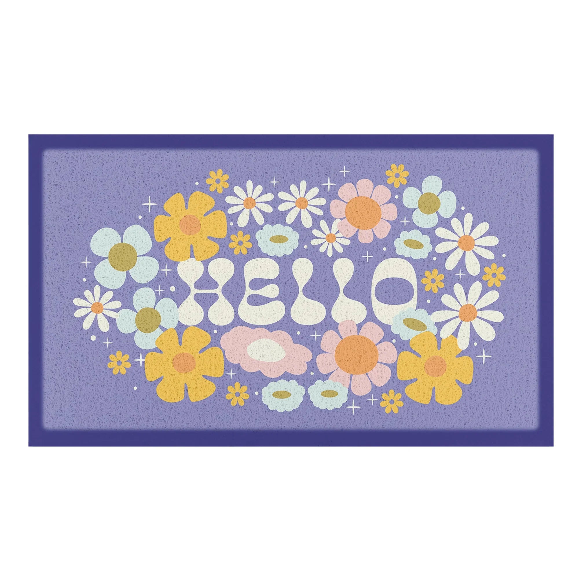 Elizabeth Olwen Hello Floral Indoor/Outdoor Doormat
