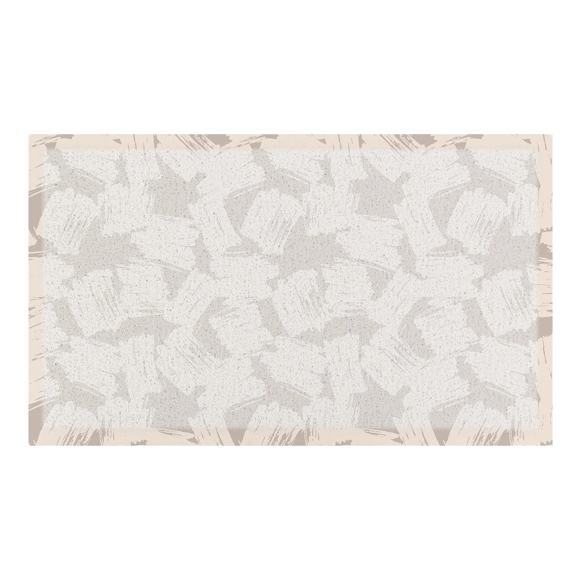 Taupe Paint Brush Doormat (70 x 40cm)