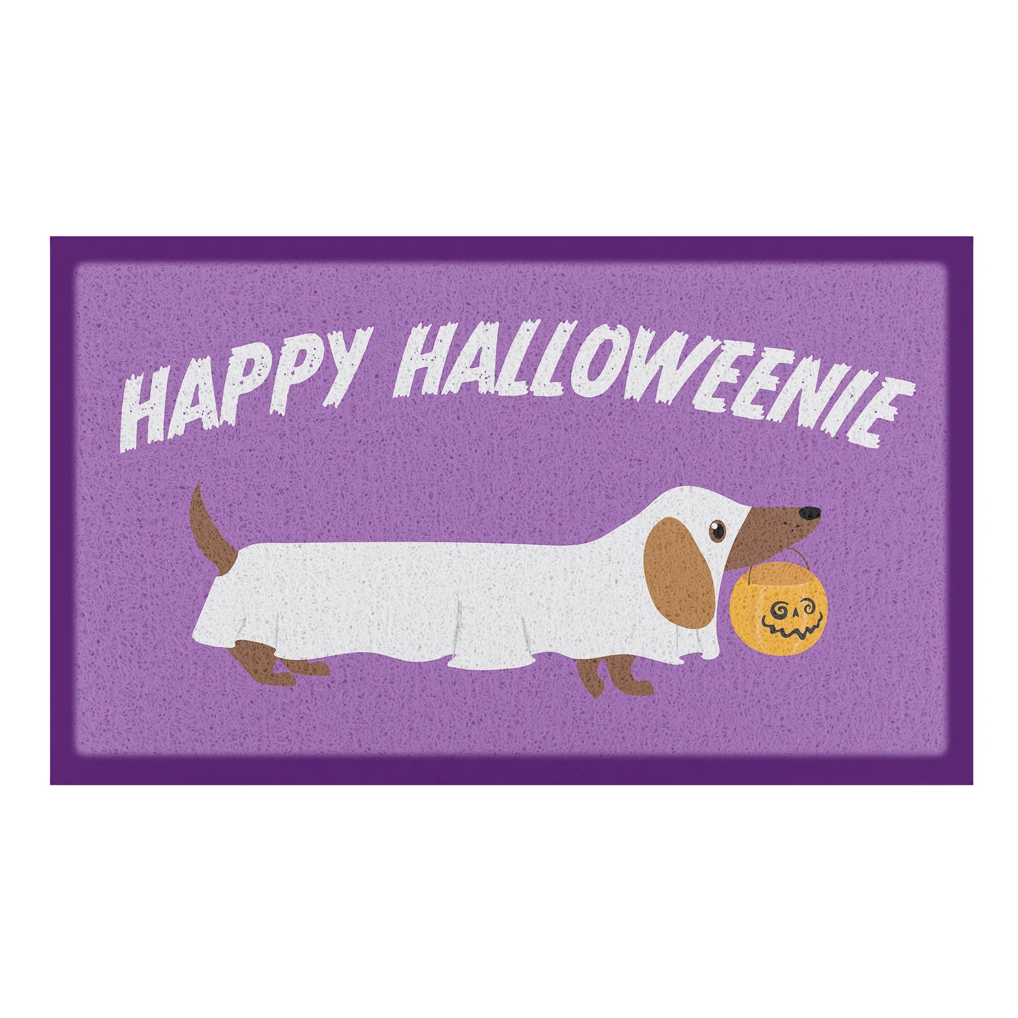 Happy Halloweenie Doormat
