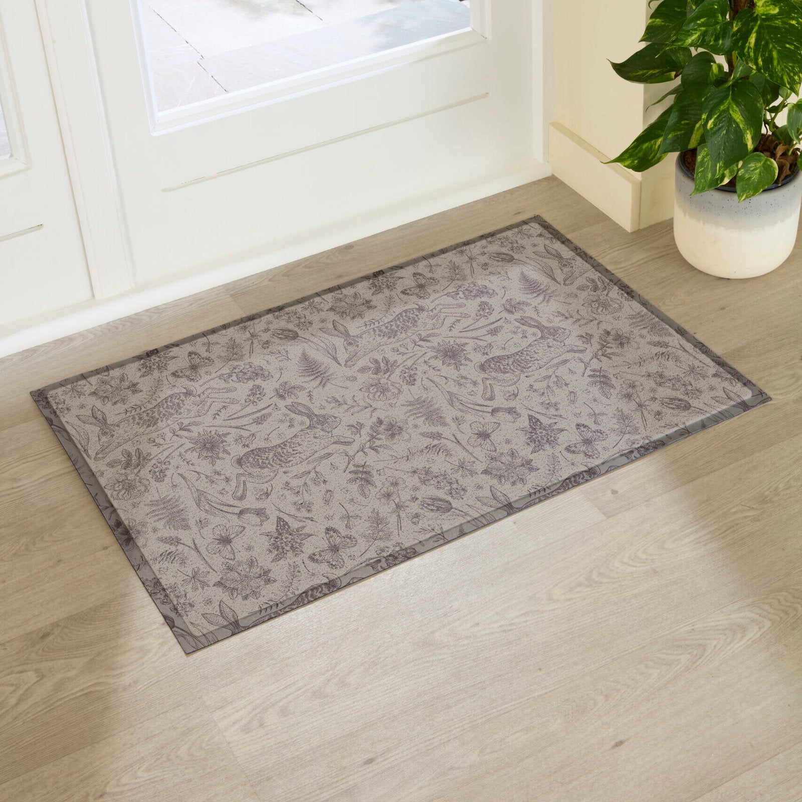 Beige Hare Doormat