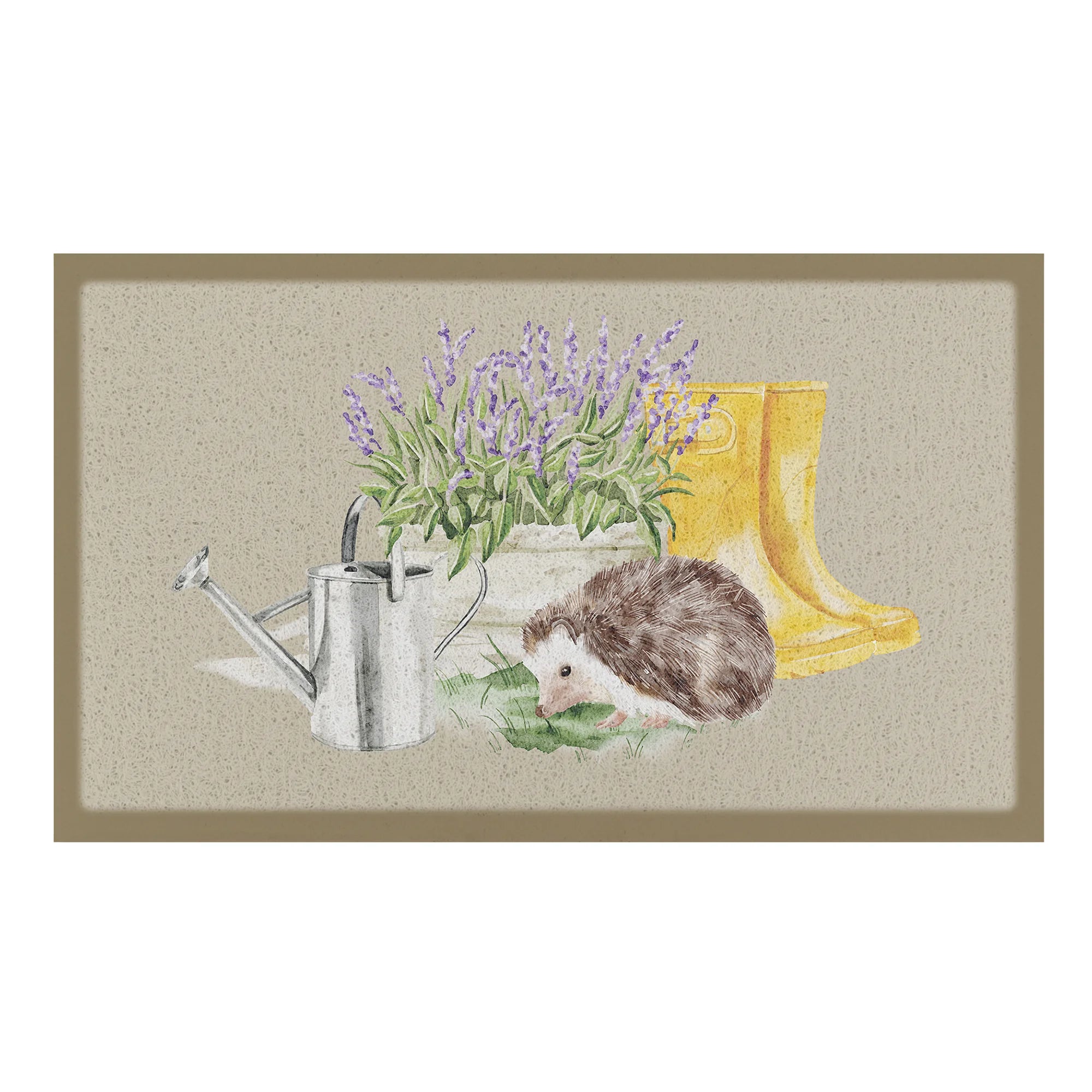 Hedgehog Lavender Doormat