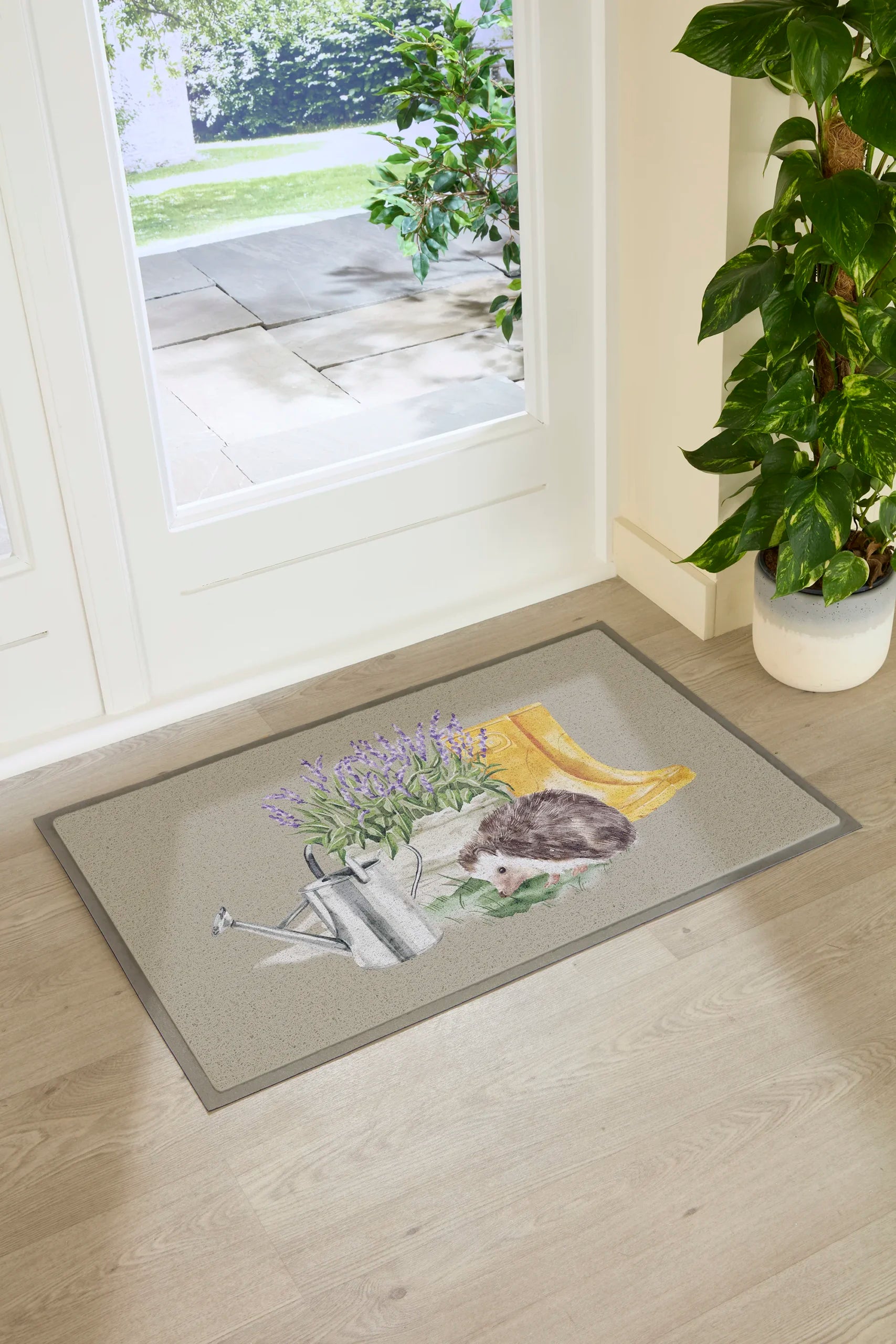 Hedgehog Lavender Doormat