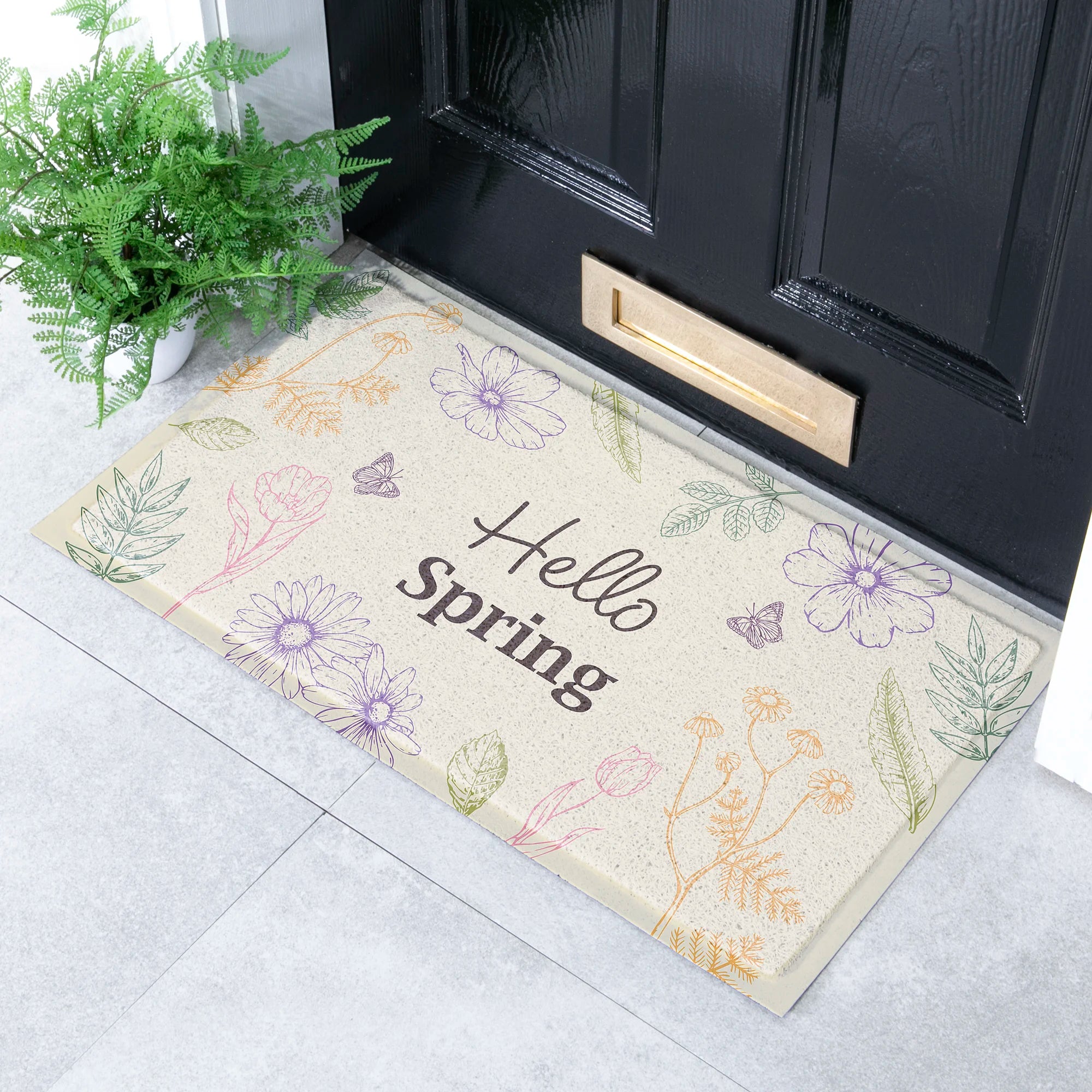 Hello Spring Doormat