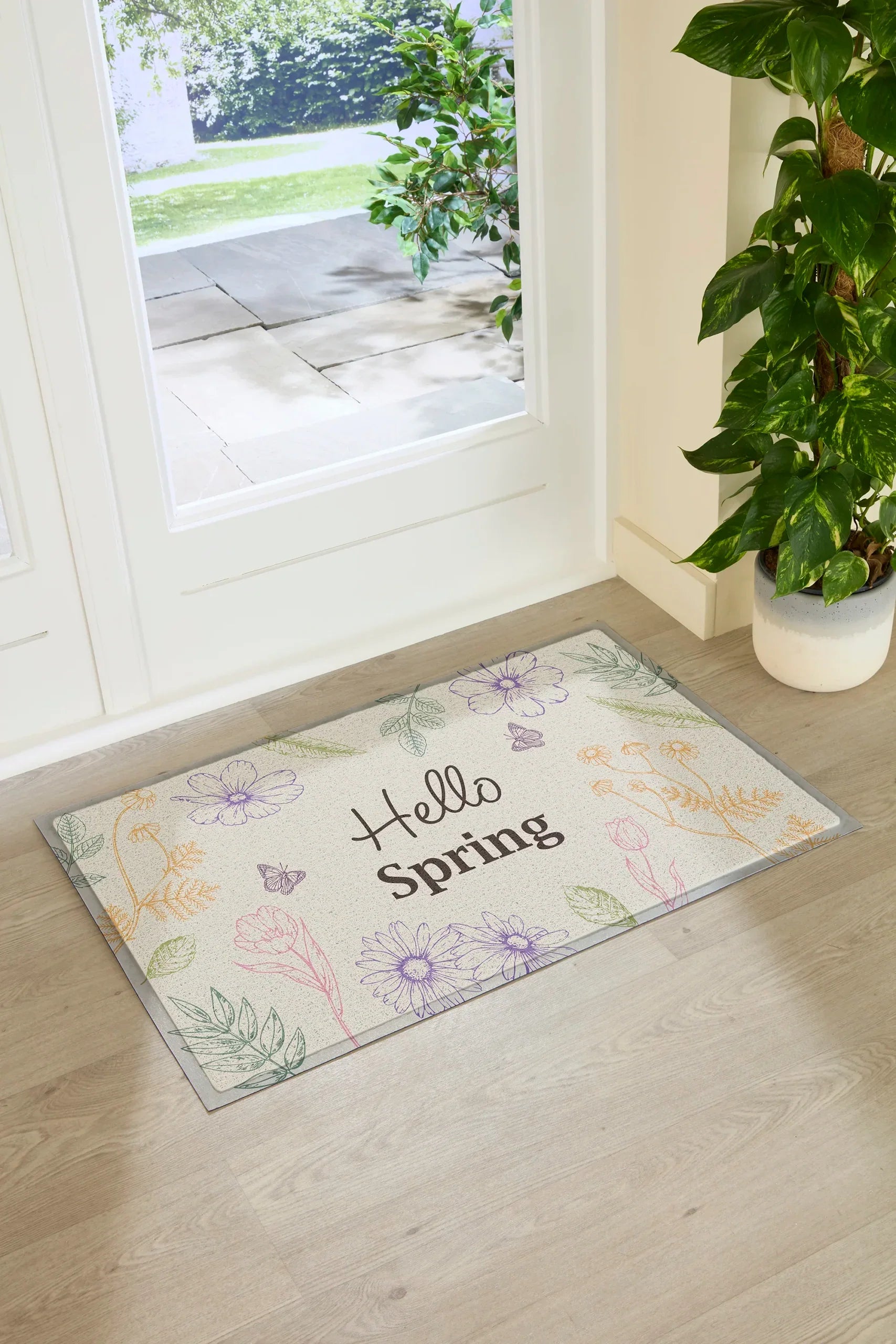 Hello Spring Doormat