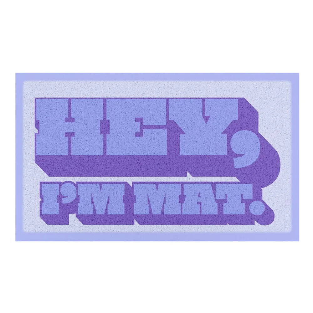 Hey I'm Mat Indoor & Outdoor Doormat - 70x40cm