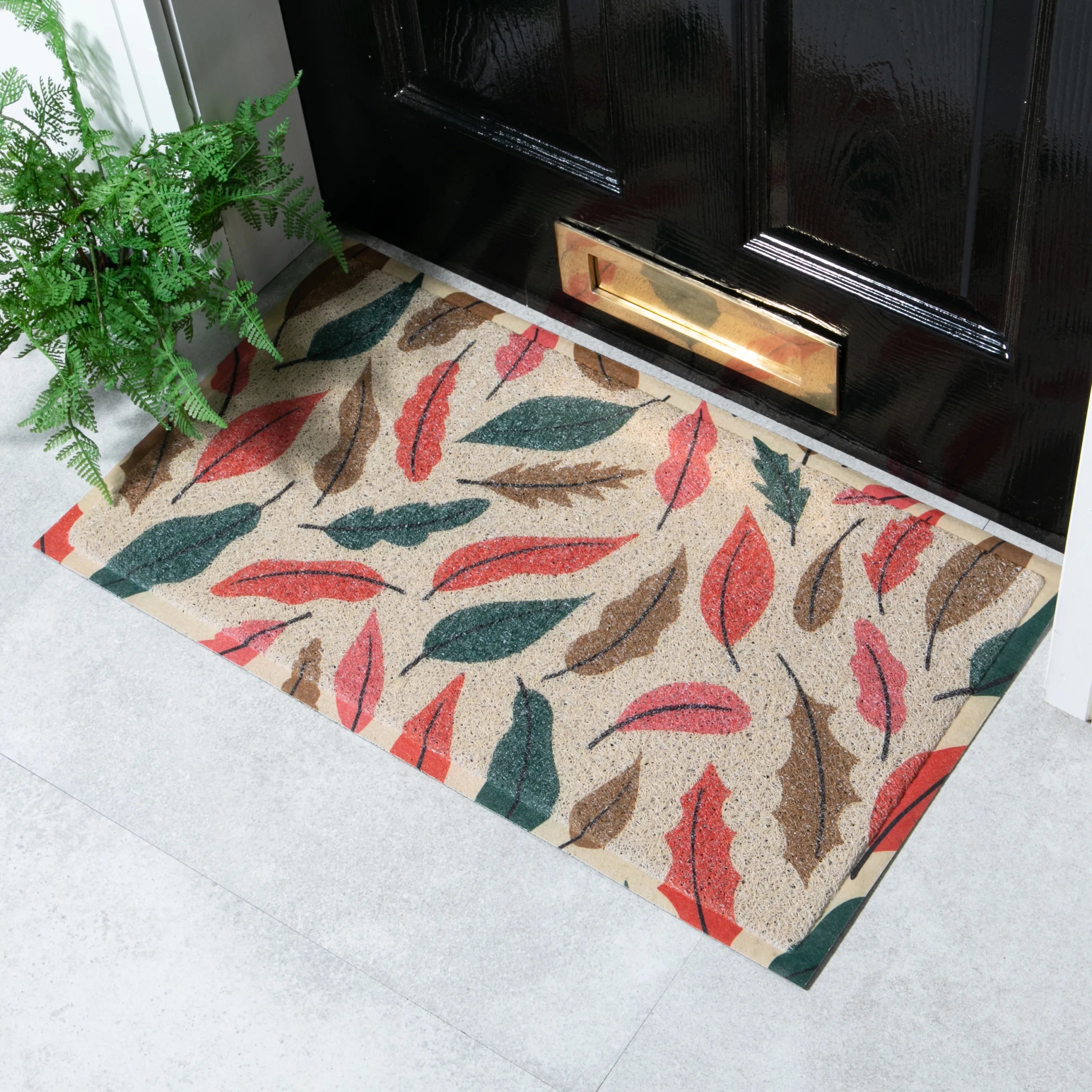 Autumn Leaves Doormat x Hannah Maria Designs