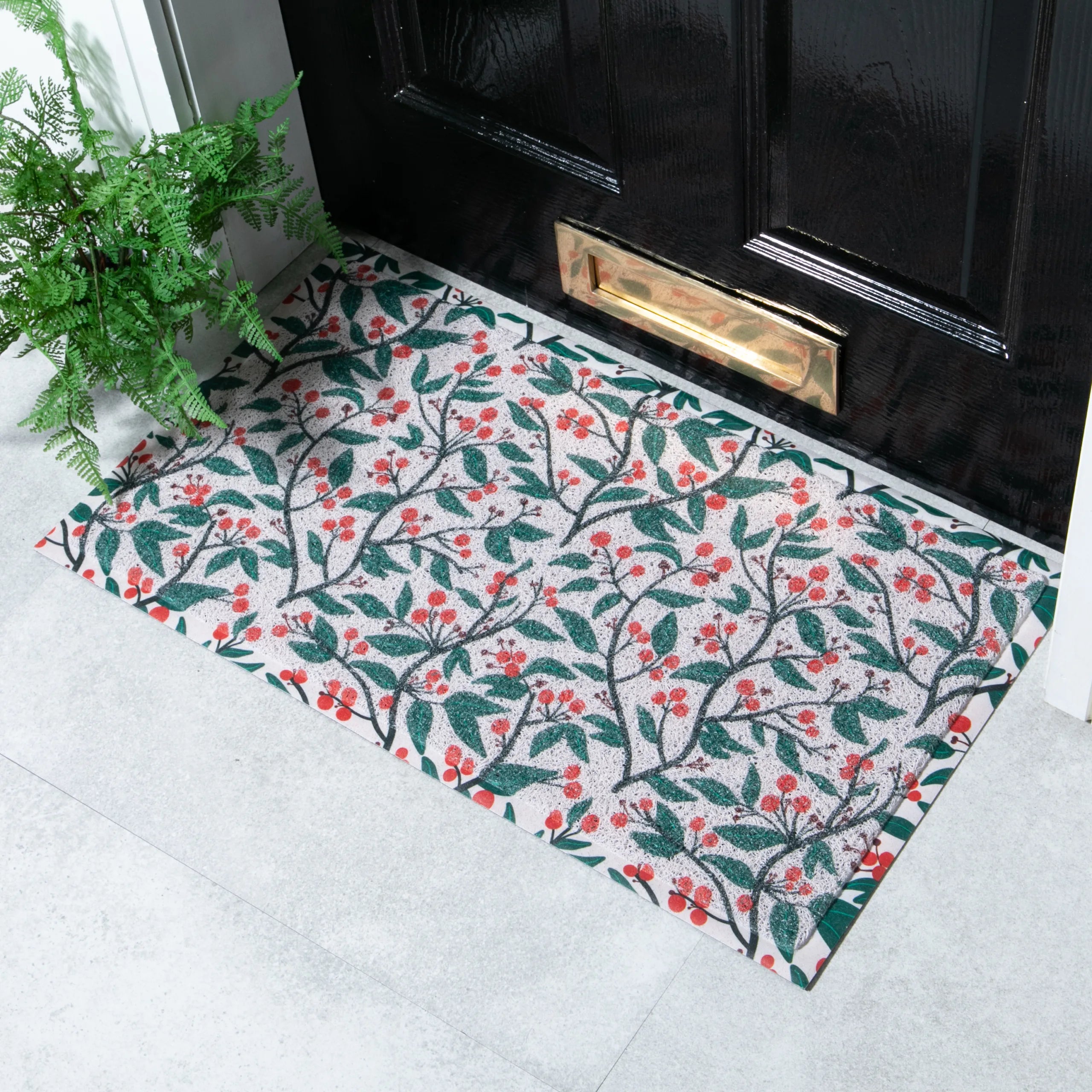 Branches Berries Doormat x Hannah Maria Designs