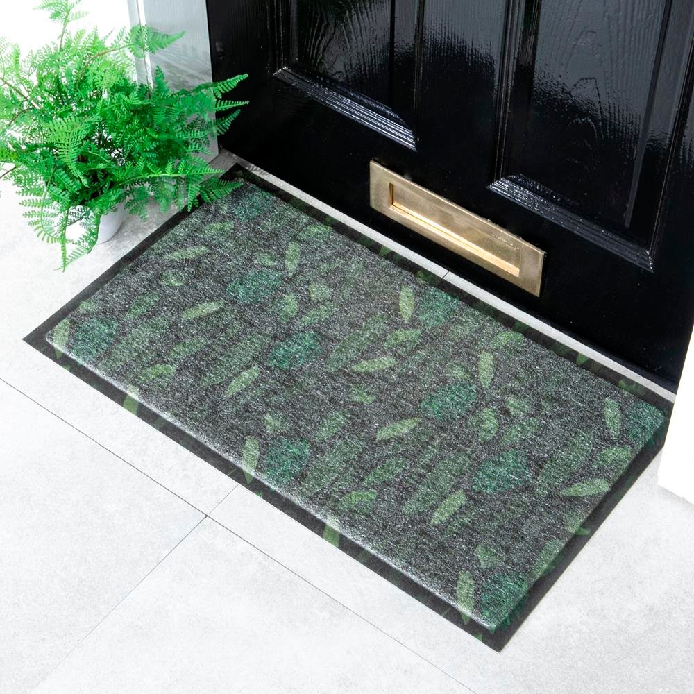 Green Jungle Leaf Doormat (70 x 40cm)