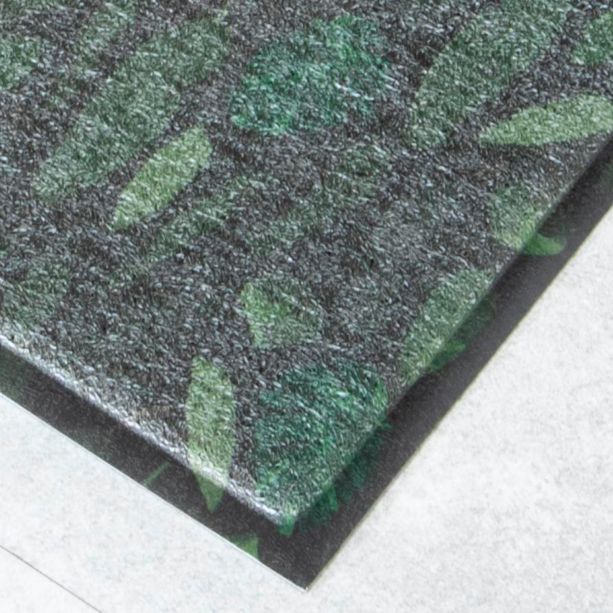 Green Jungle Leaf Doormat