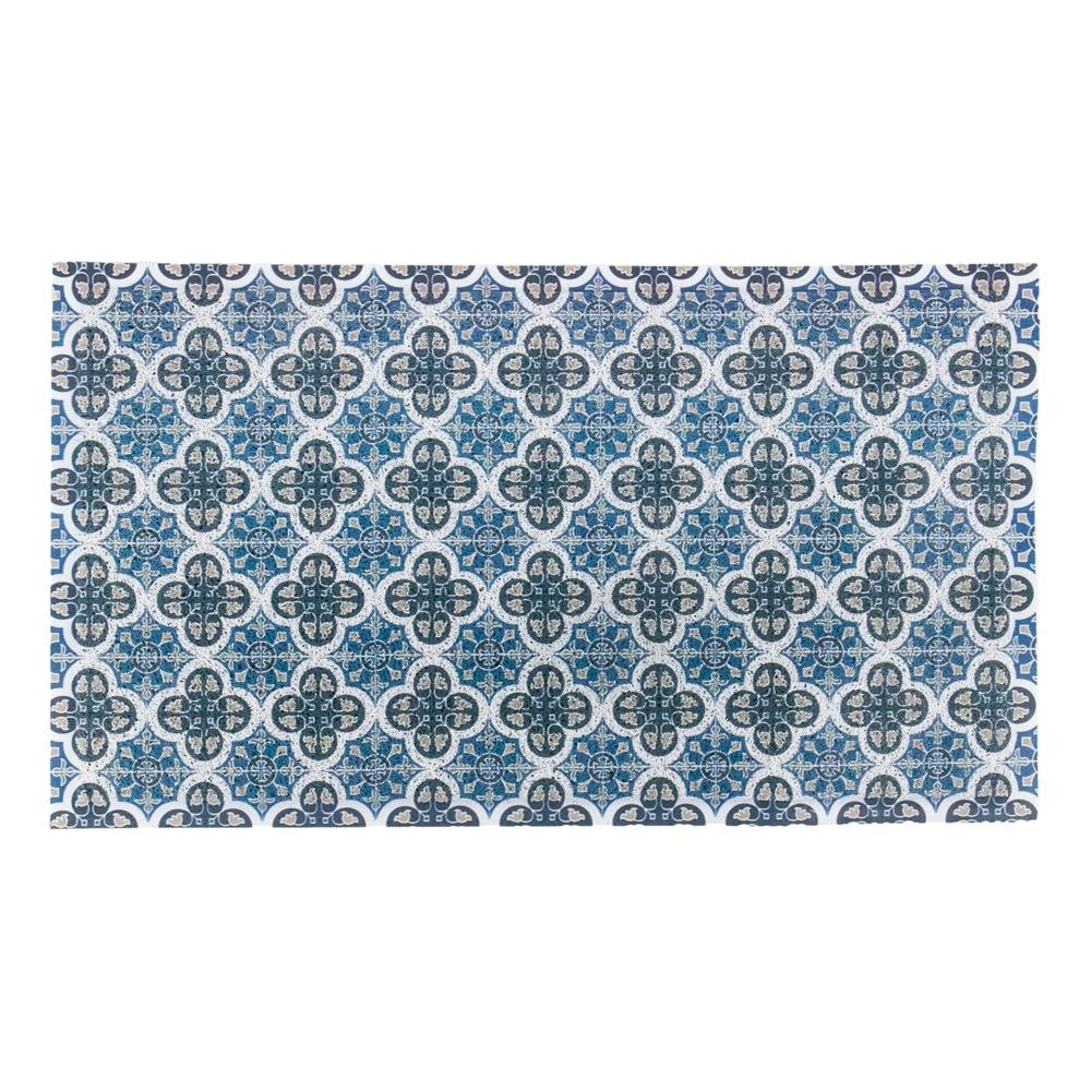 Blue Blue Mosaic Doormat