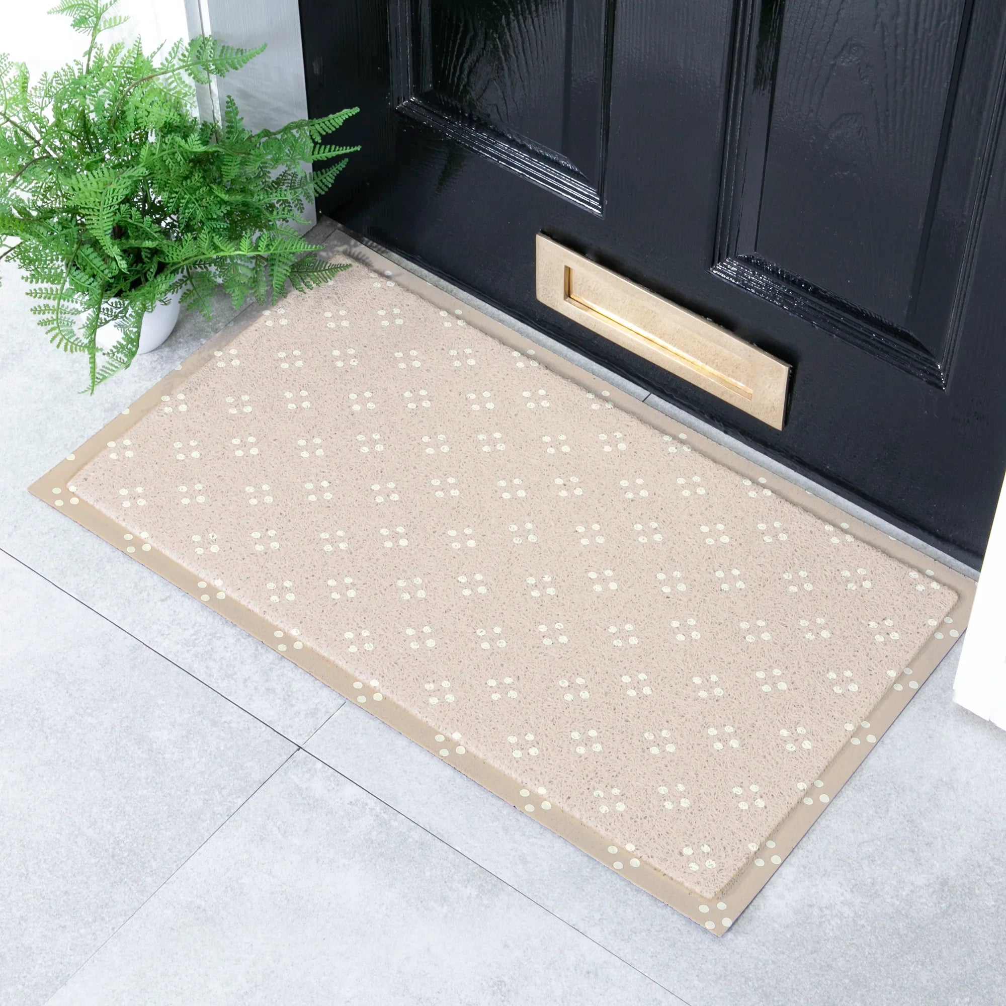 Mocha Dots Doormat
