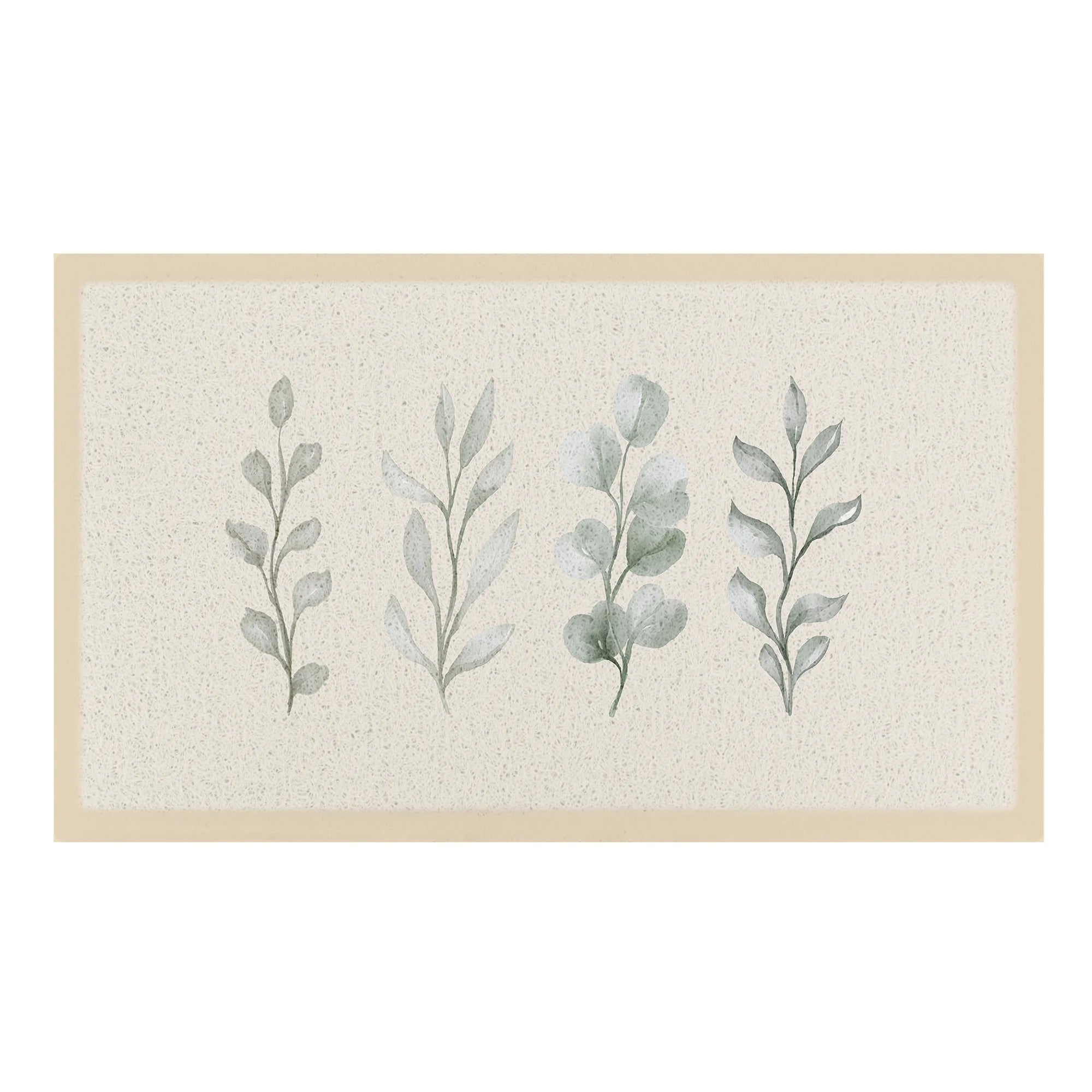 Neutral Leaves Doormat (70 x 40cm)