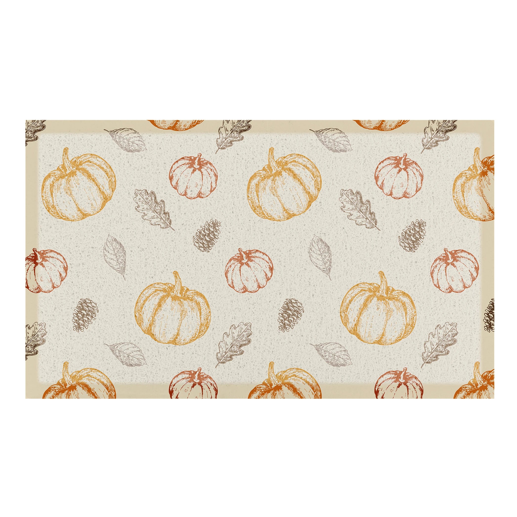 Sketch Pumpkin Pattern Doormat (70 x 40cm)