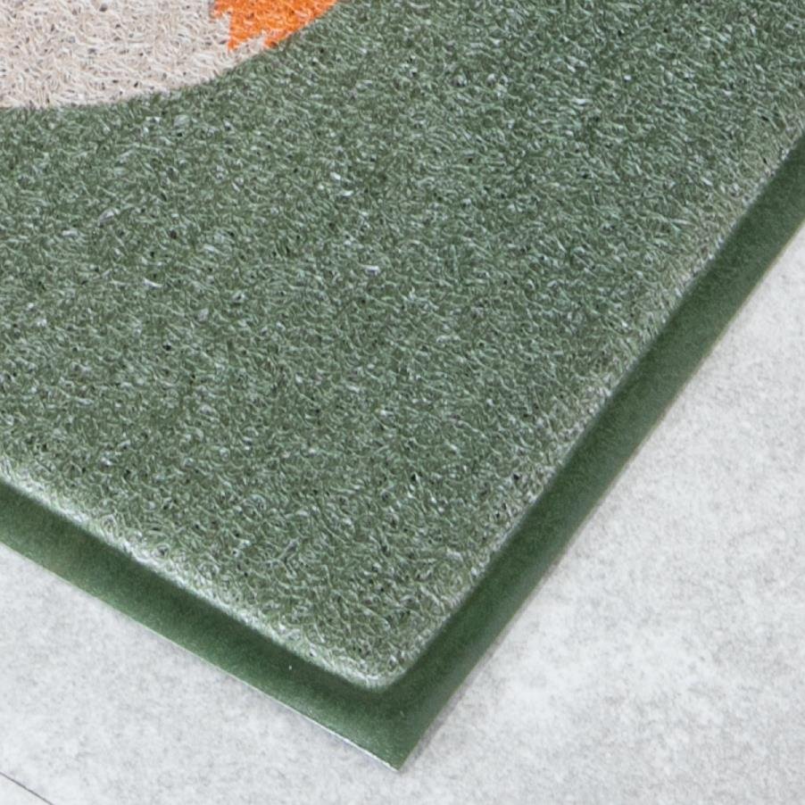 Green Robin Doormat