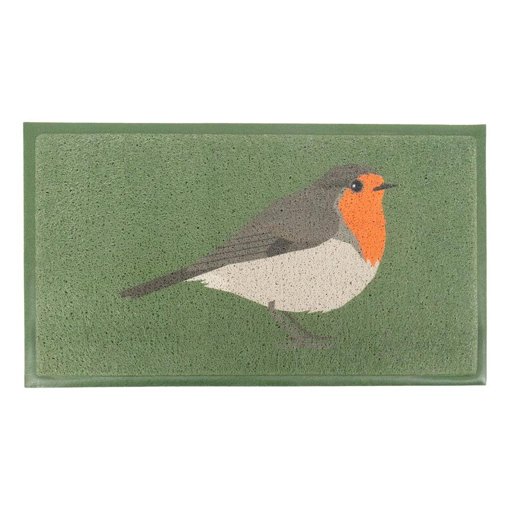 Green Robin Doormat