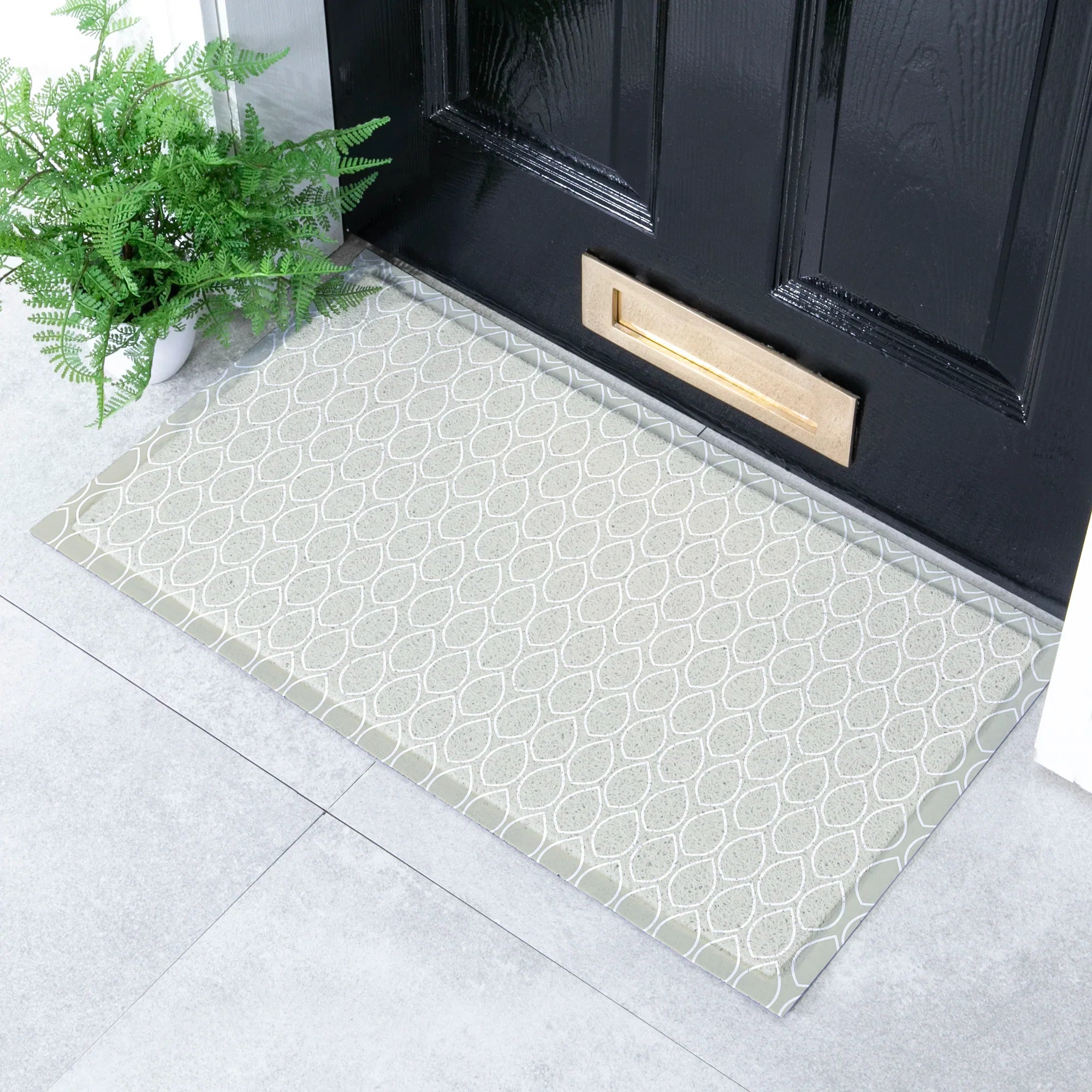 Teardrop Sage Green Doormat