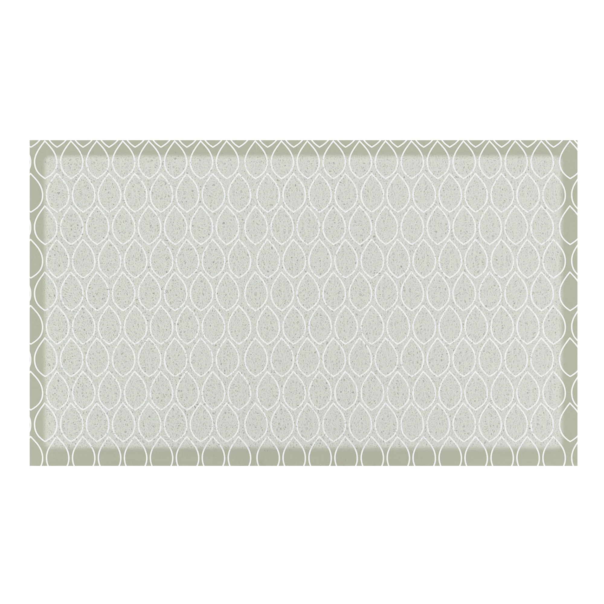 Teardrop Sage Green Doormat (70 x 40cm)