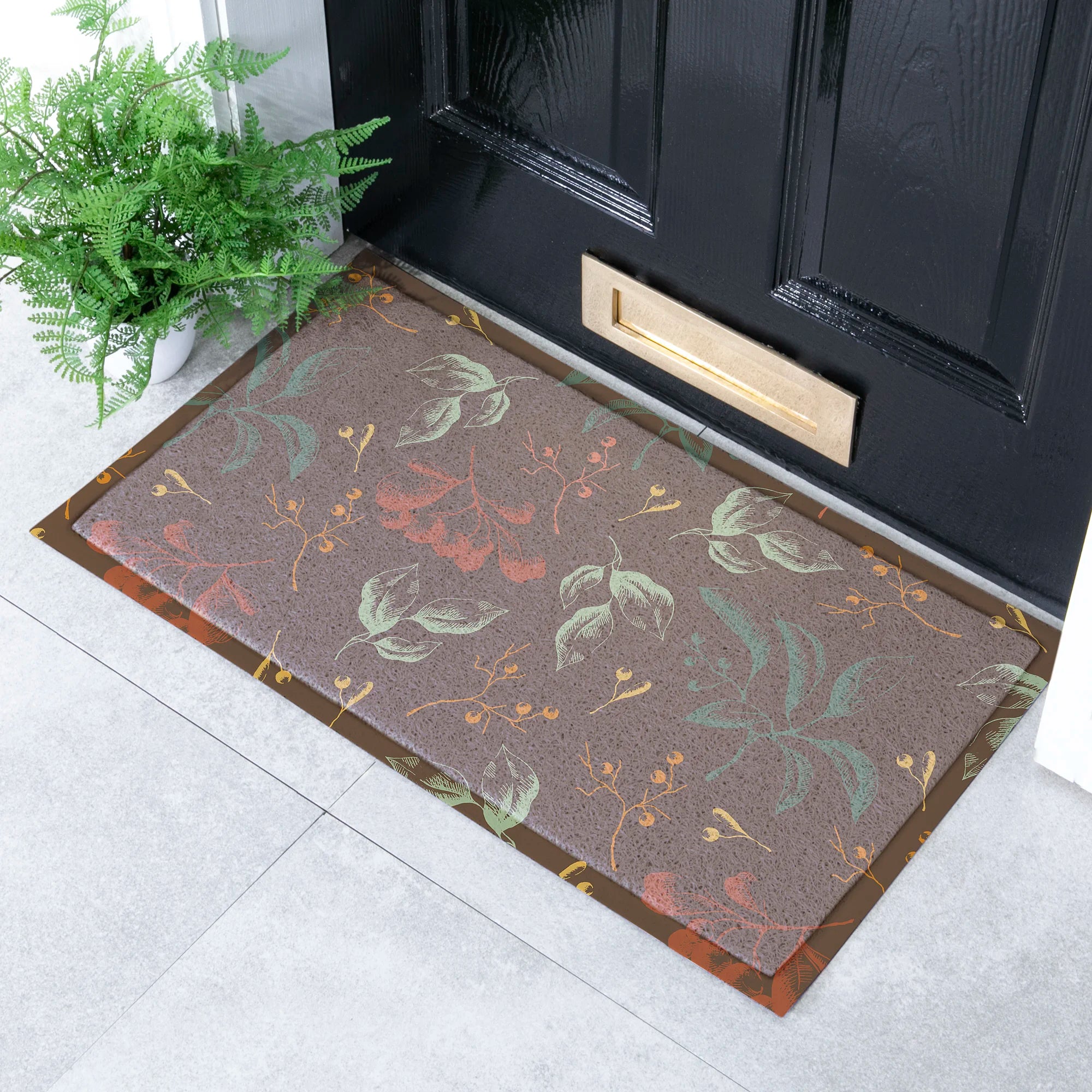 Sketch Autumn Leaves Doormat (70 x 40cm)
