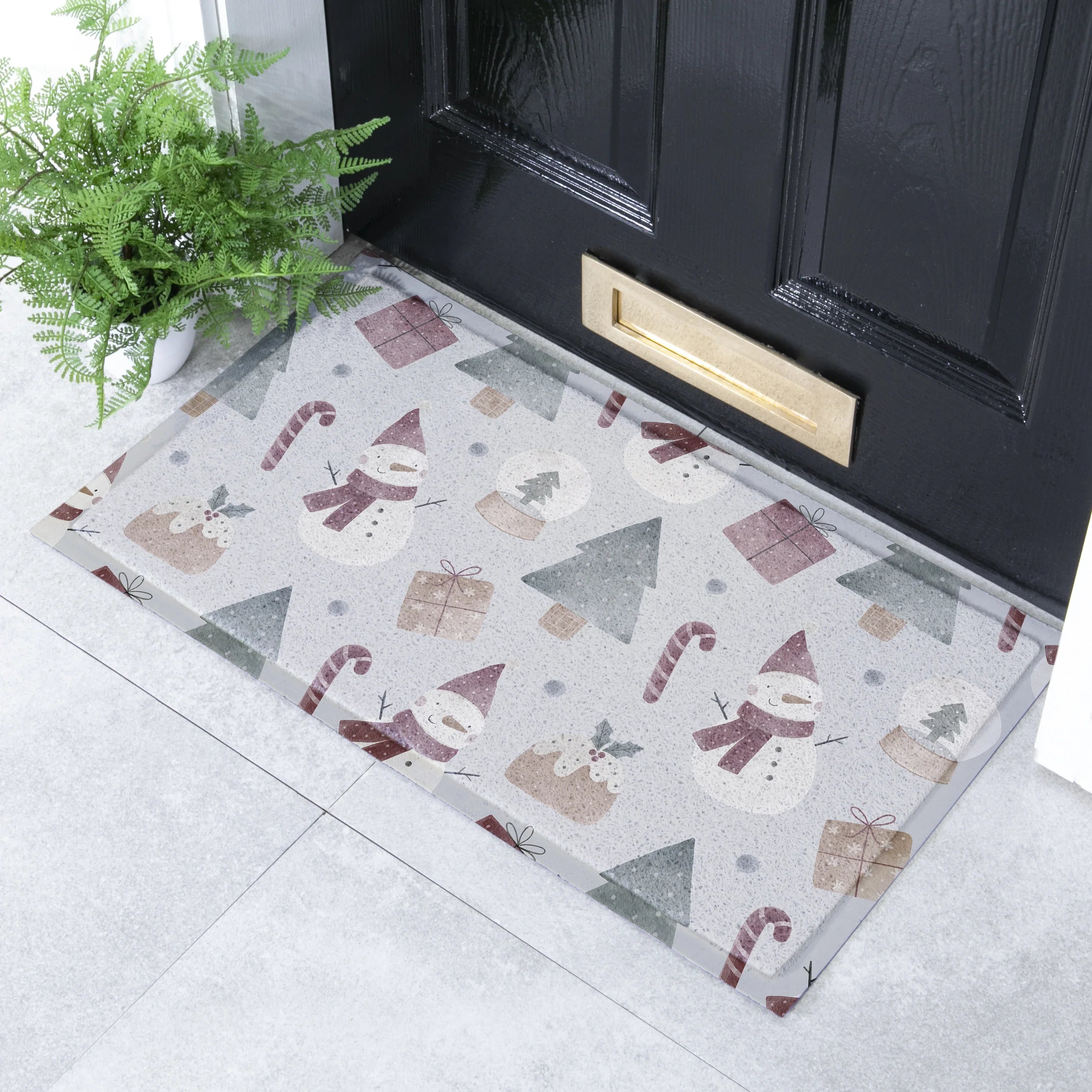 Snowman Doormat