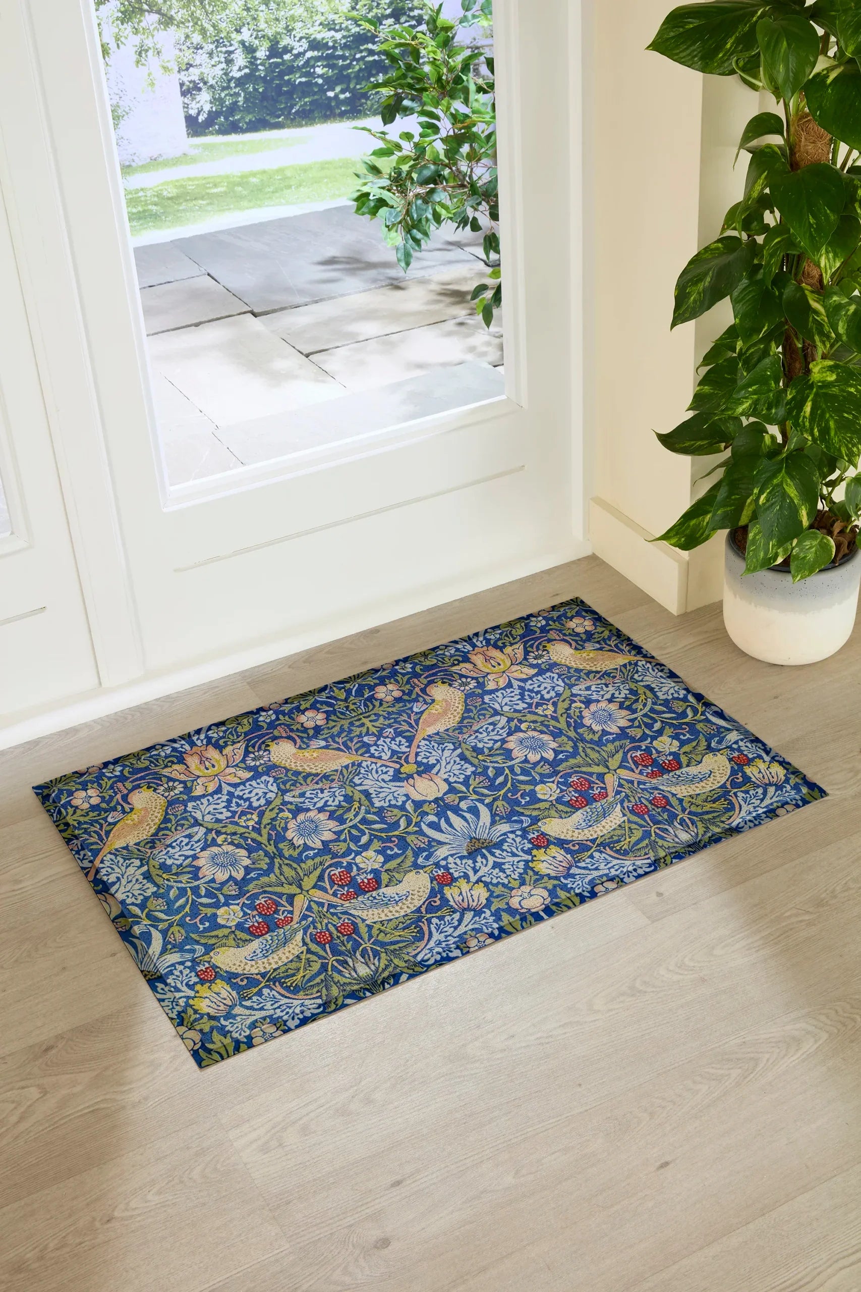 William Morris Strawberry Thief Indoor & Outdoor Doormat