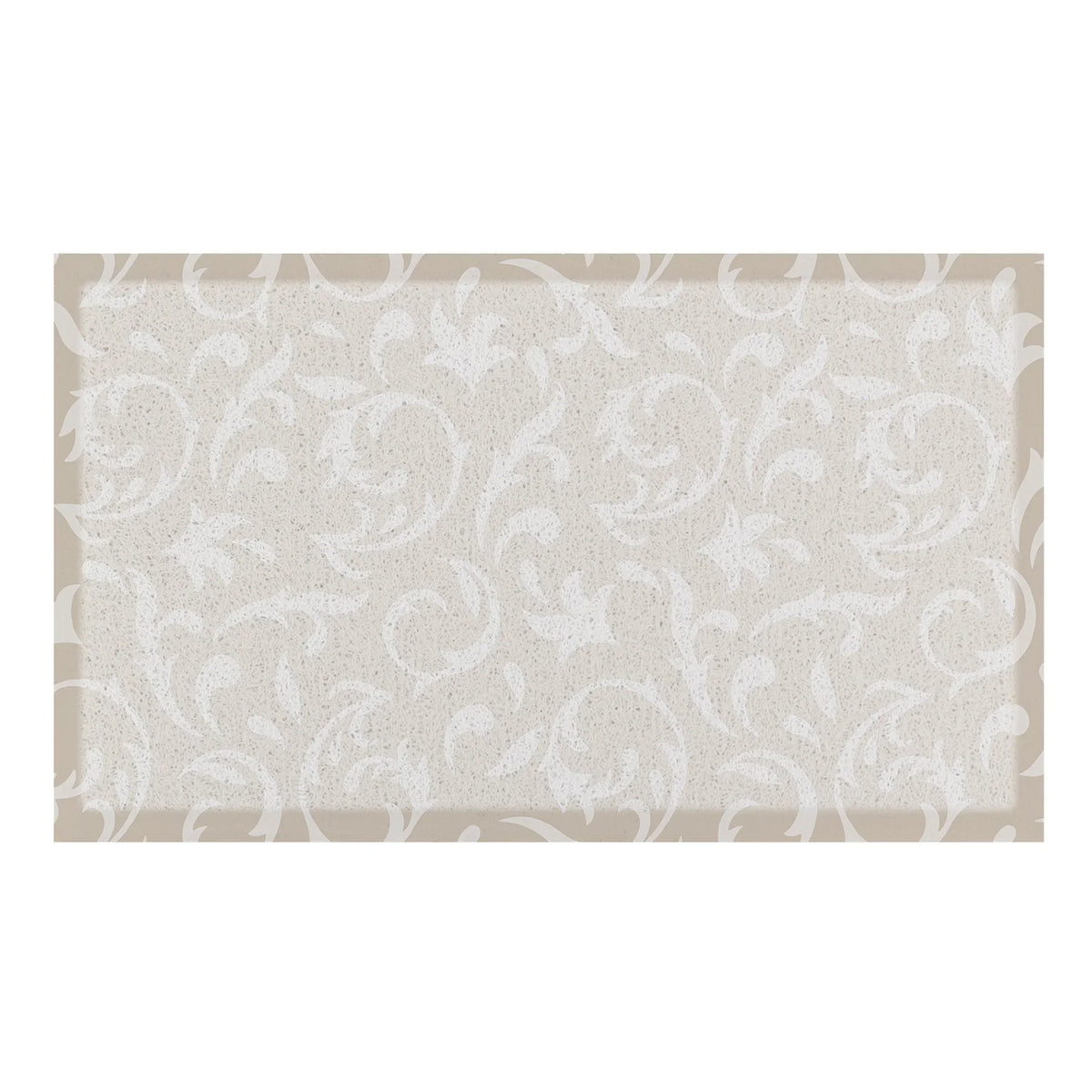 Taupe Paisley Doormat