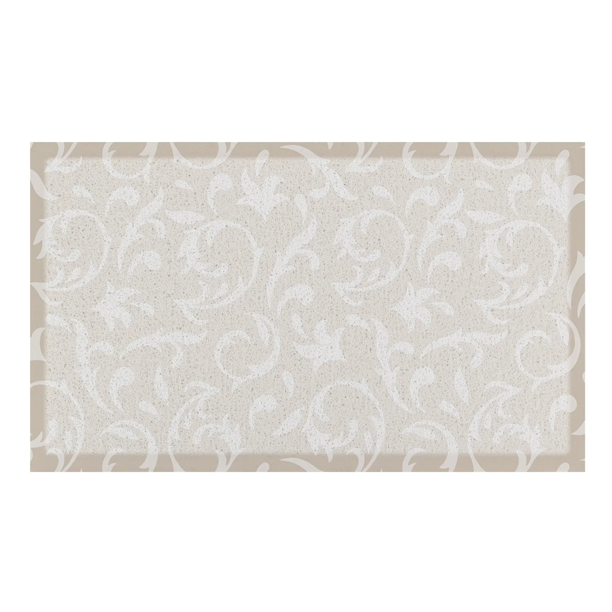 Taupe Paisley Doormat